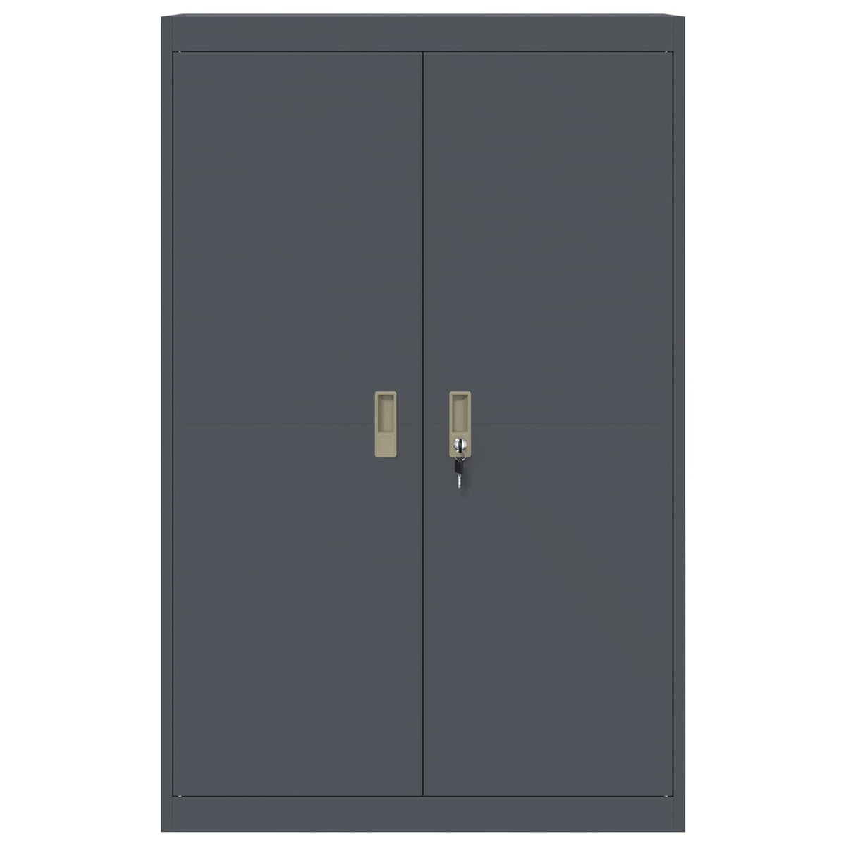 Storage Cabinet Anthracite 90 x 40 x 140 cm Steel