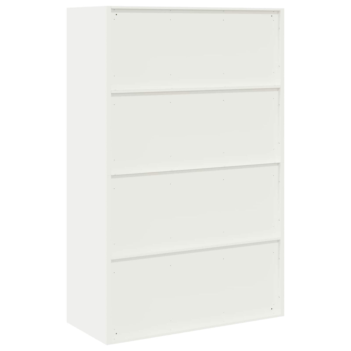 Storage Cabinet White 90 x 40 x 140 cm Steel