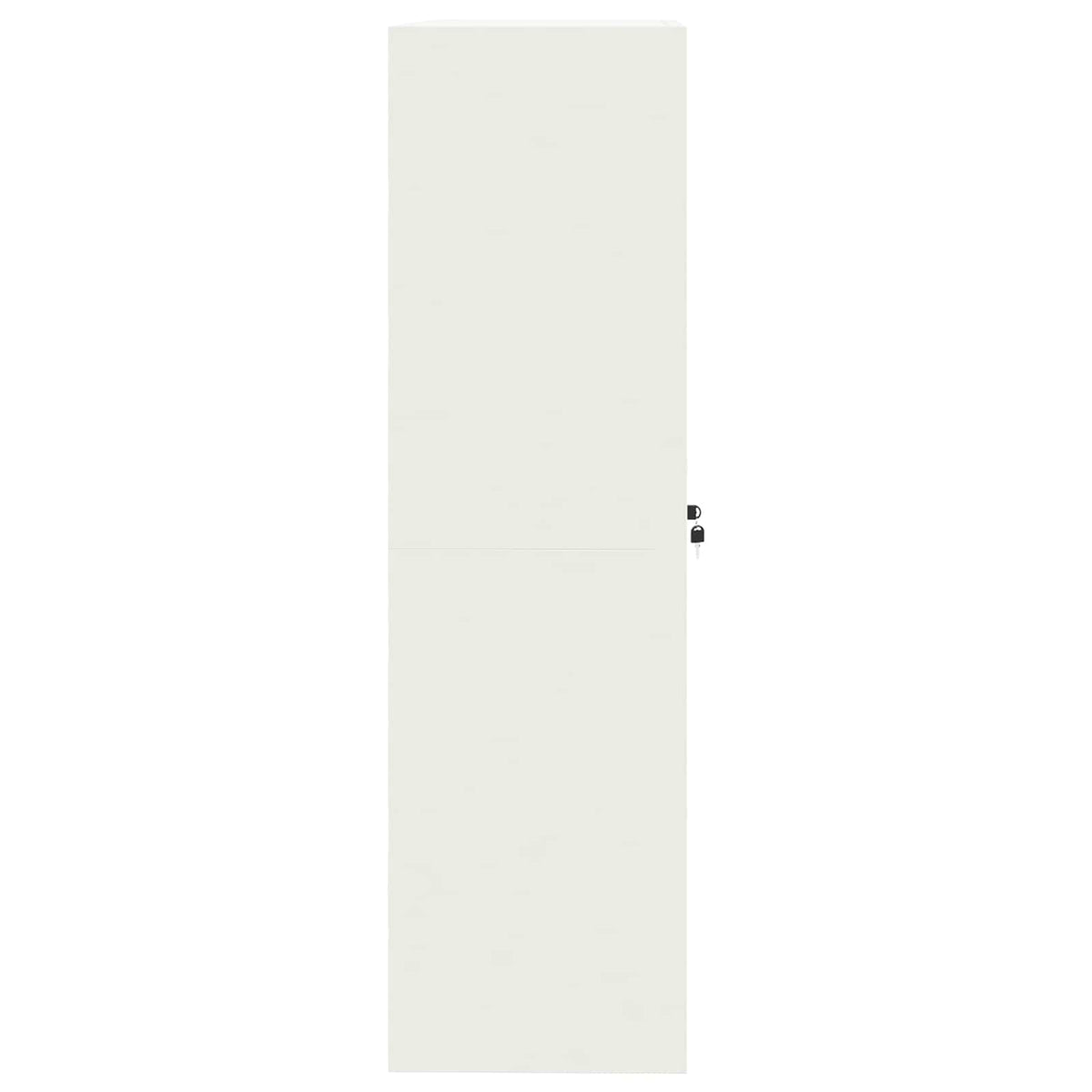 Storage Cabinet White 90 x 40 x 140 cm Steel