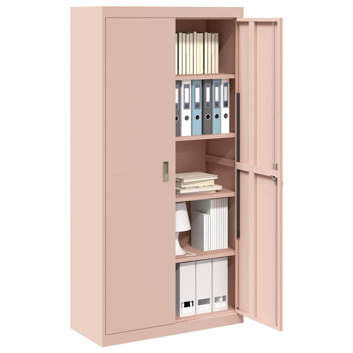 Storage Cabinet Pink 90 x 40 x 180 cm Steel