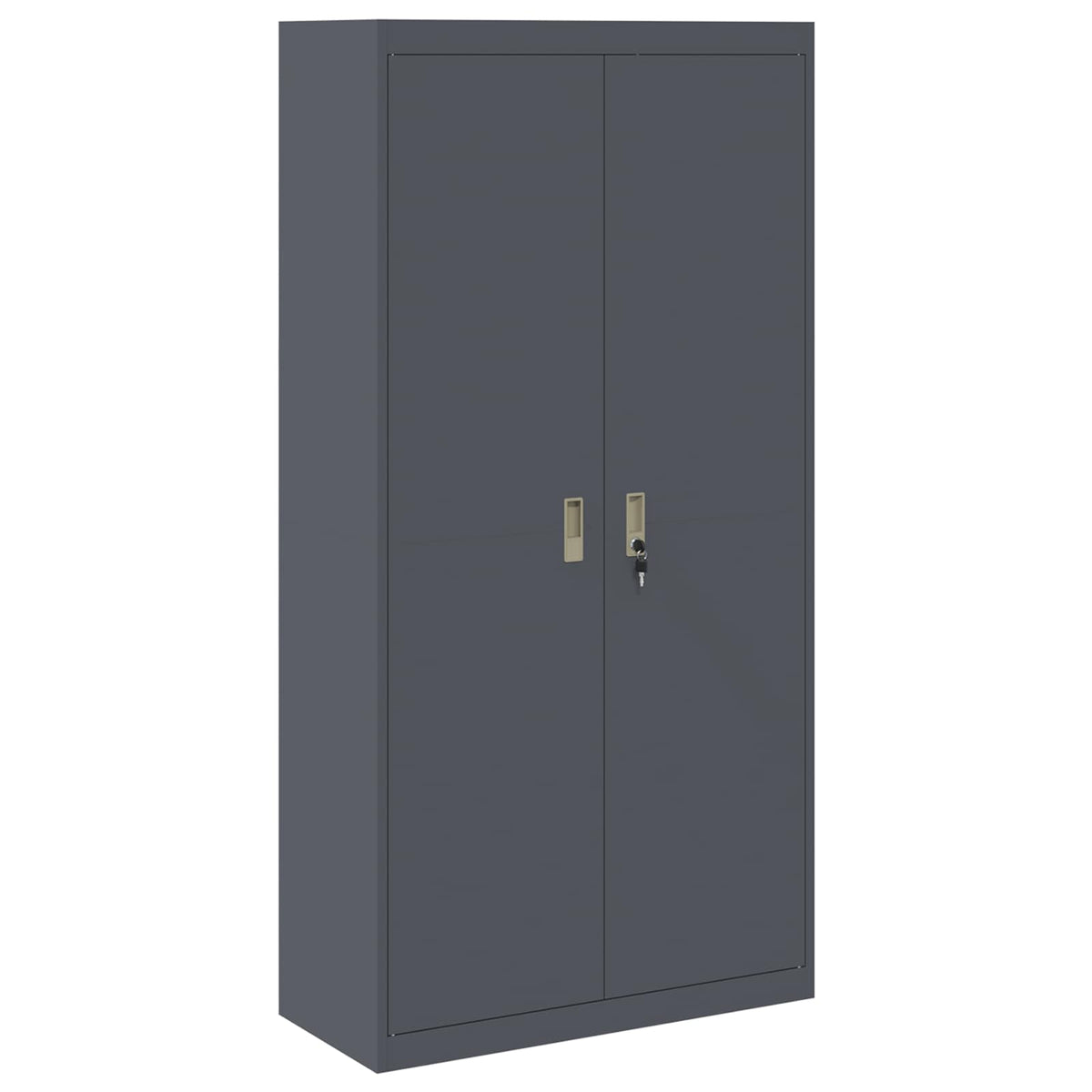 Storage Cabinet Anthracite 90 x 40 x 180 cm Steel