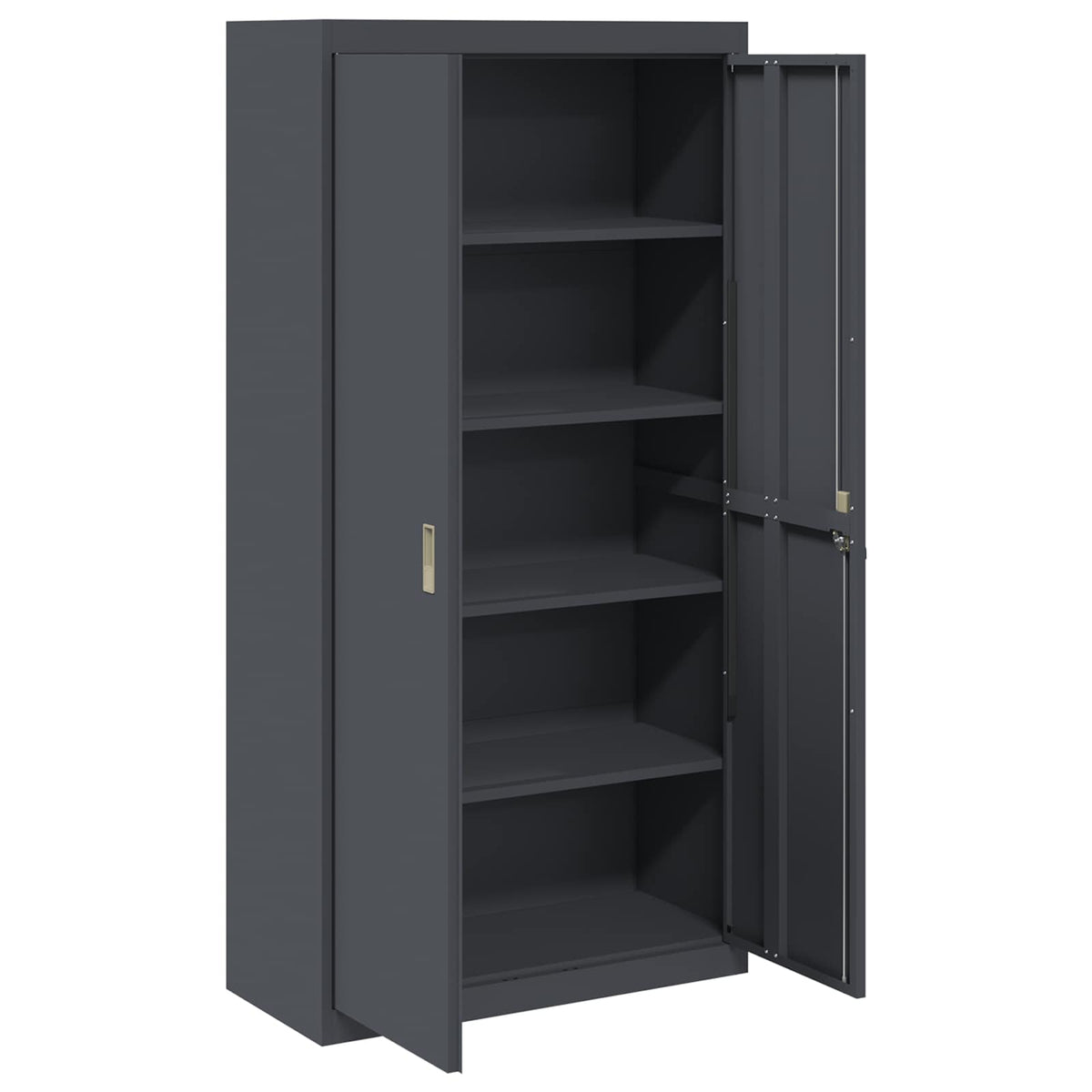 Storage Cabinet Anthracite 90 x 40 x 180 cm Steel
