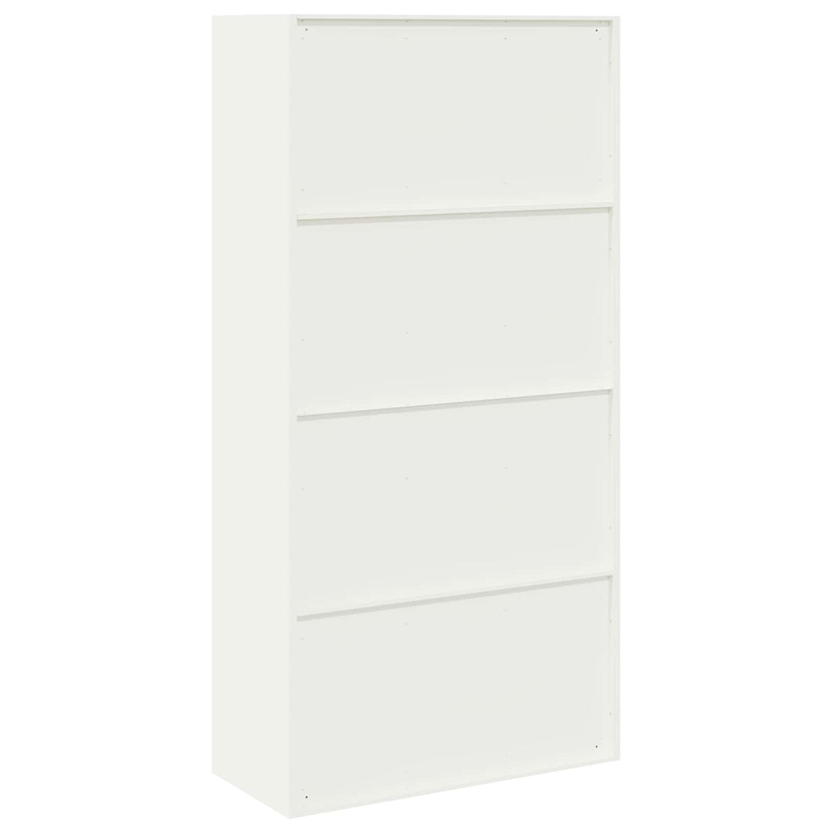 Storage Cabinet White 90 x 40 x 180 cm Steel