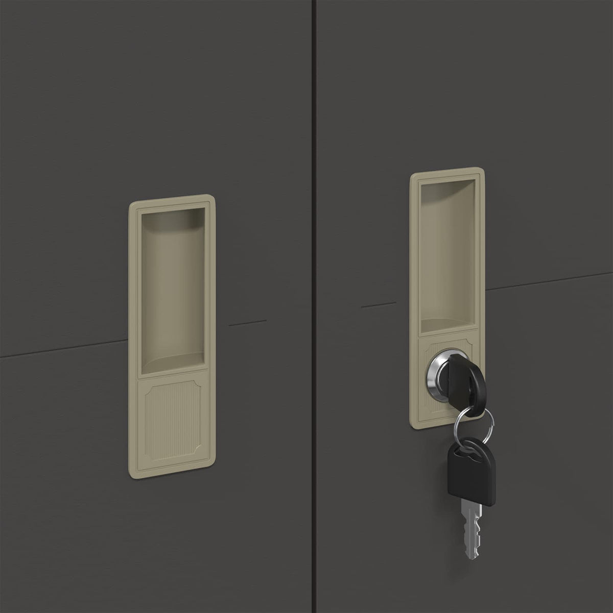Storage Cabinet Black 90 x 40 x 200 cm Steel