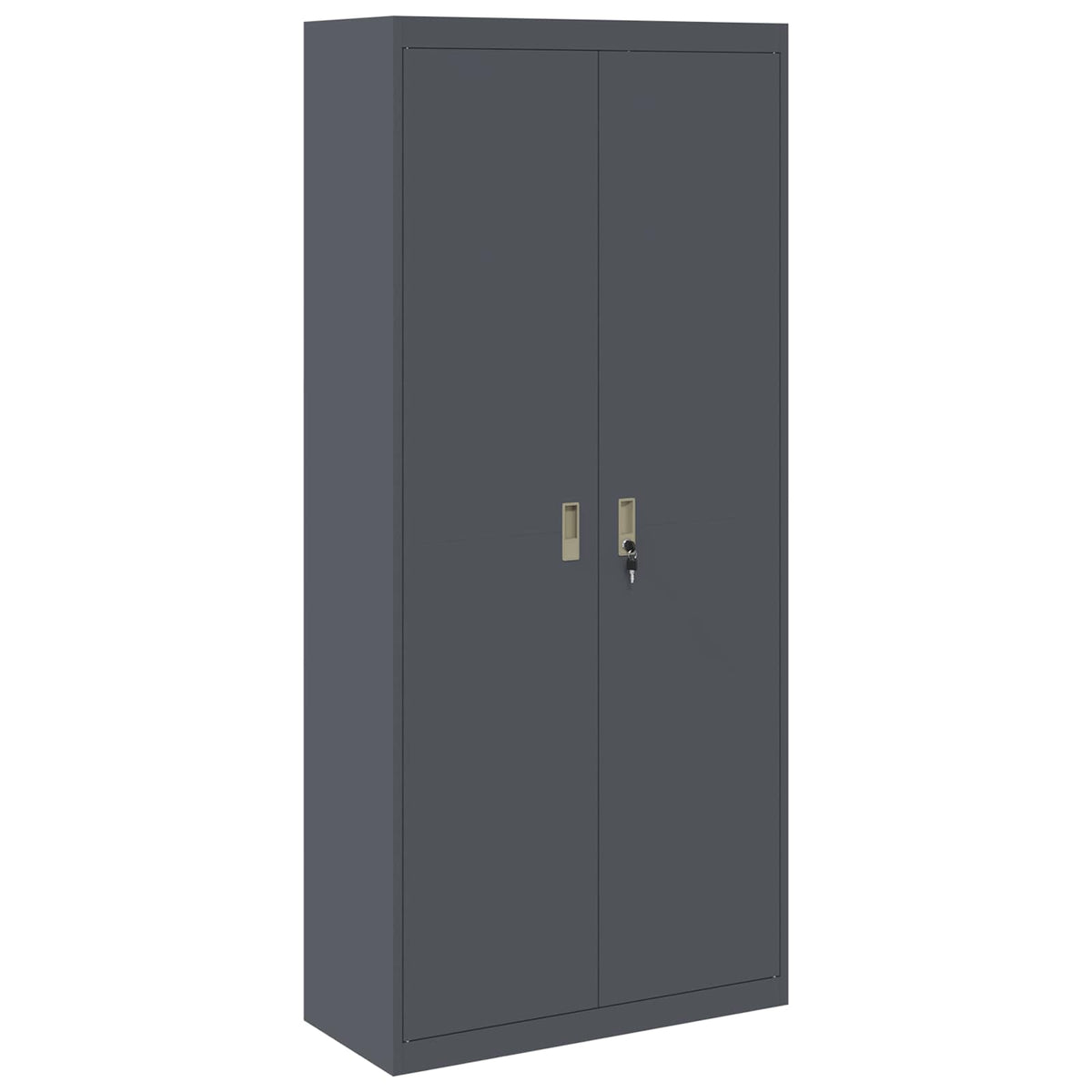 Storage Cabinet Anthracite 90 x 40 x 200 cm Steel