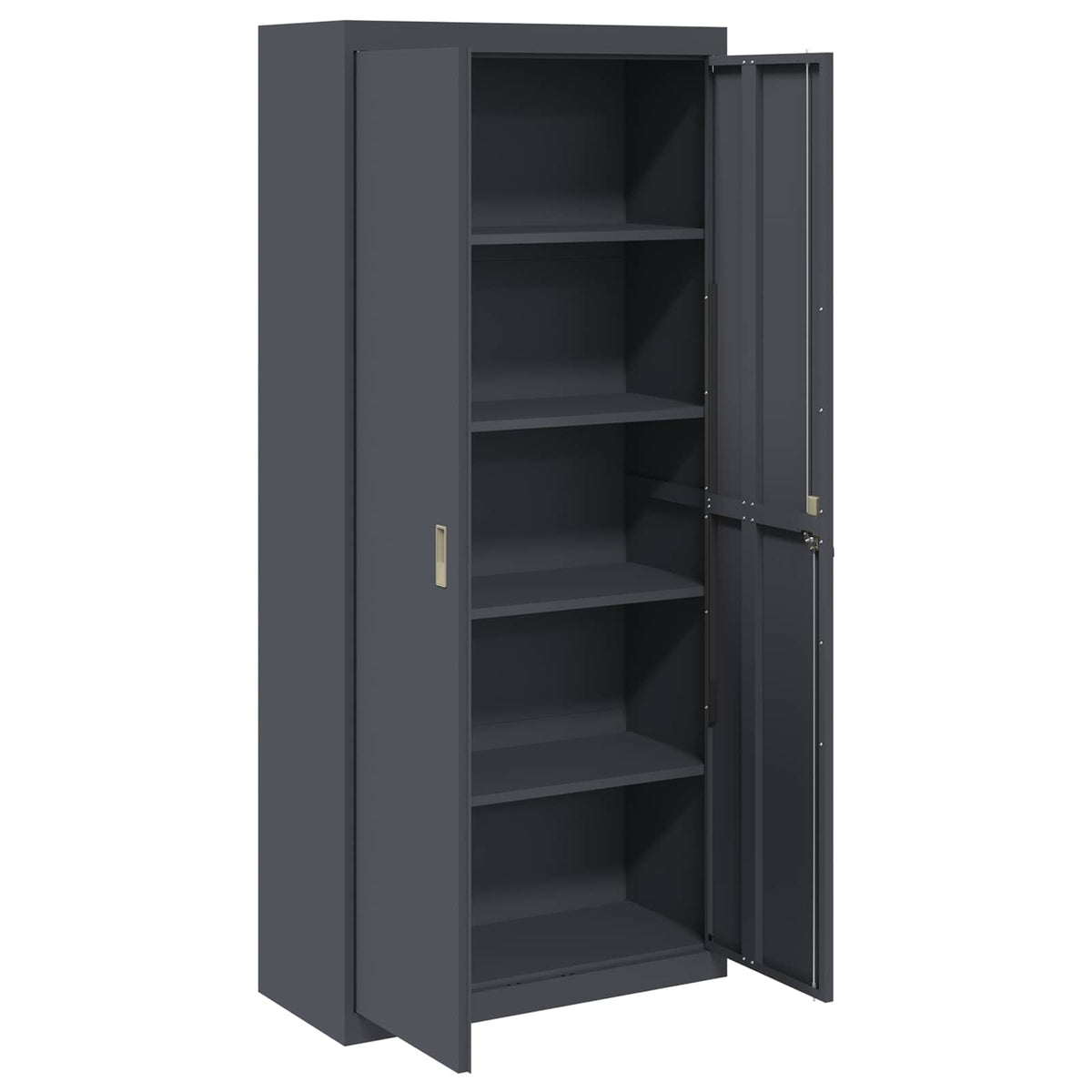 Storage Cabinet Anthracite 90 x 40 x 200 cm Steel