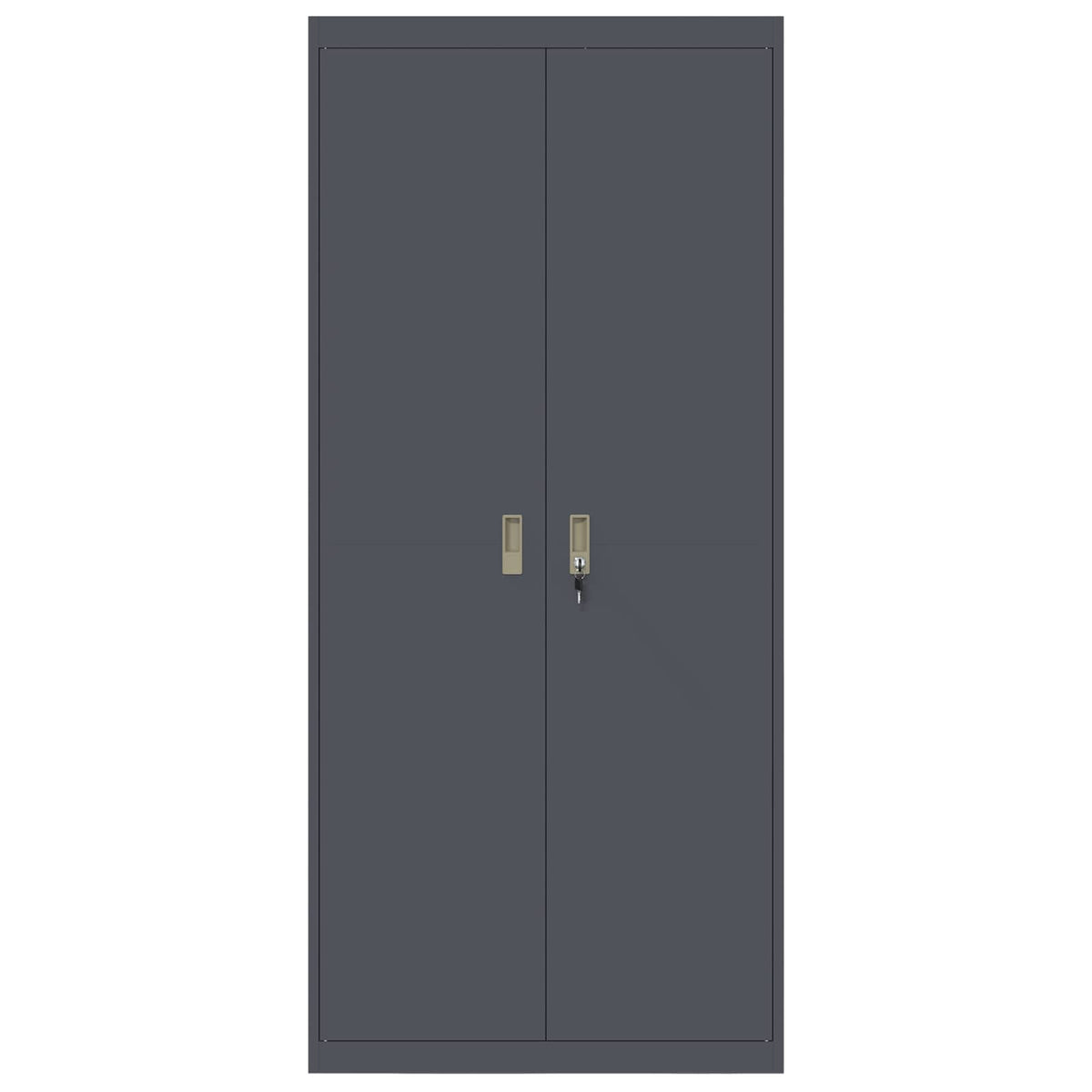 Storage Cabinet Anthracite 90 x 40 x 200 cm Steel