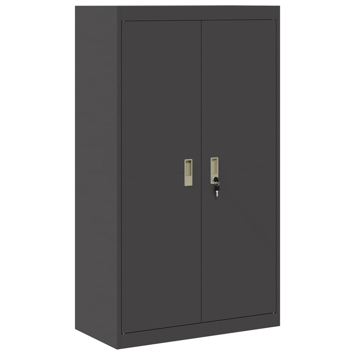 Storage Cabinet Black 80 x 40 x140 cm Steel