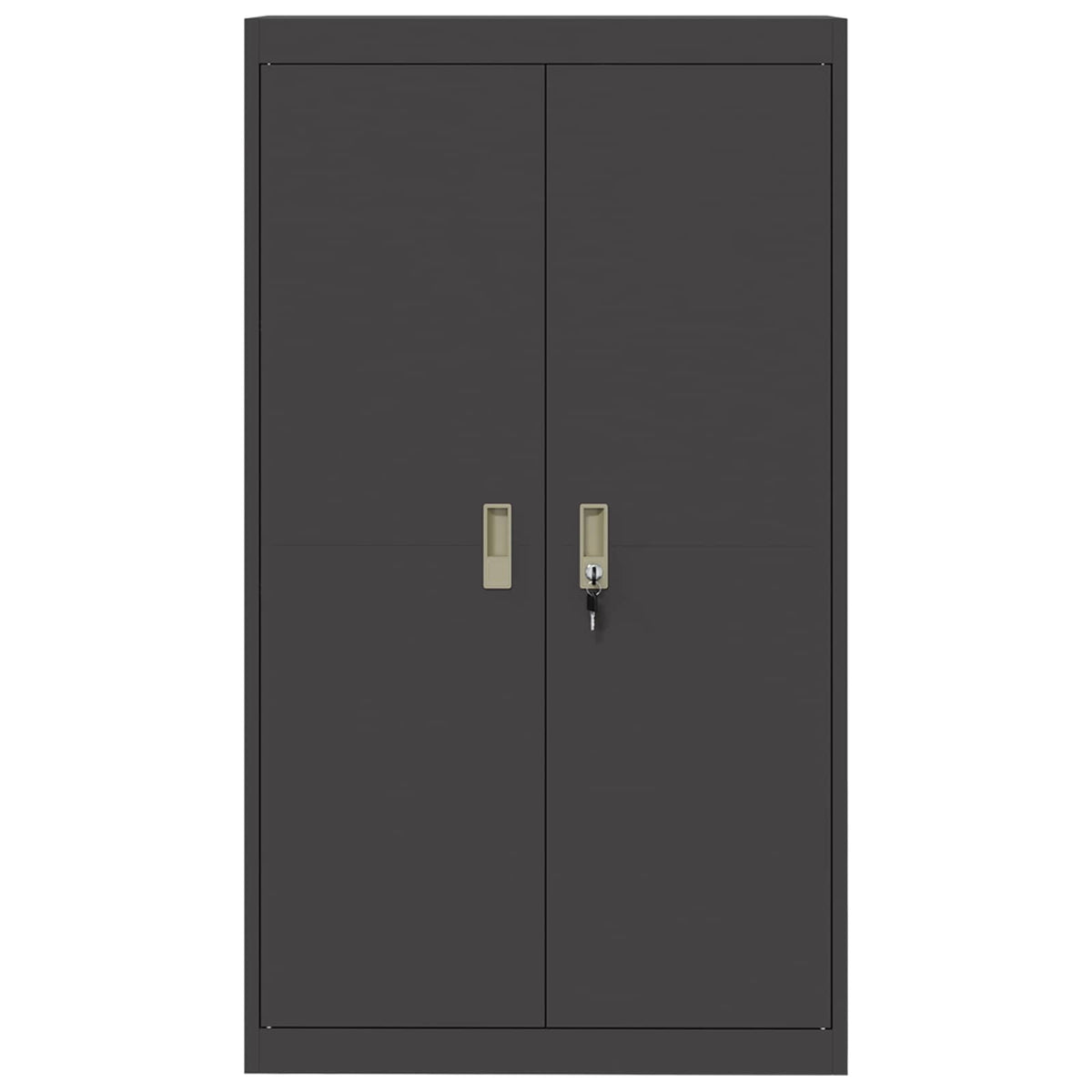 Storage Cabinet Black 80 x 40 x140 cm Steel