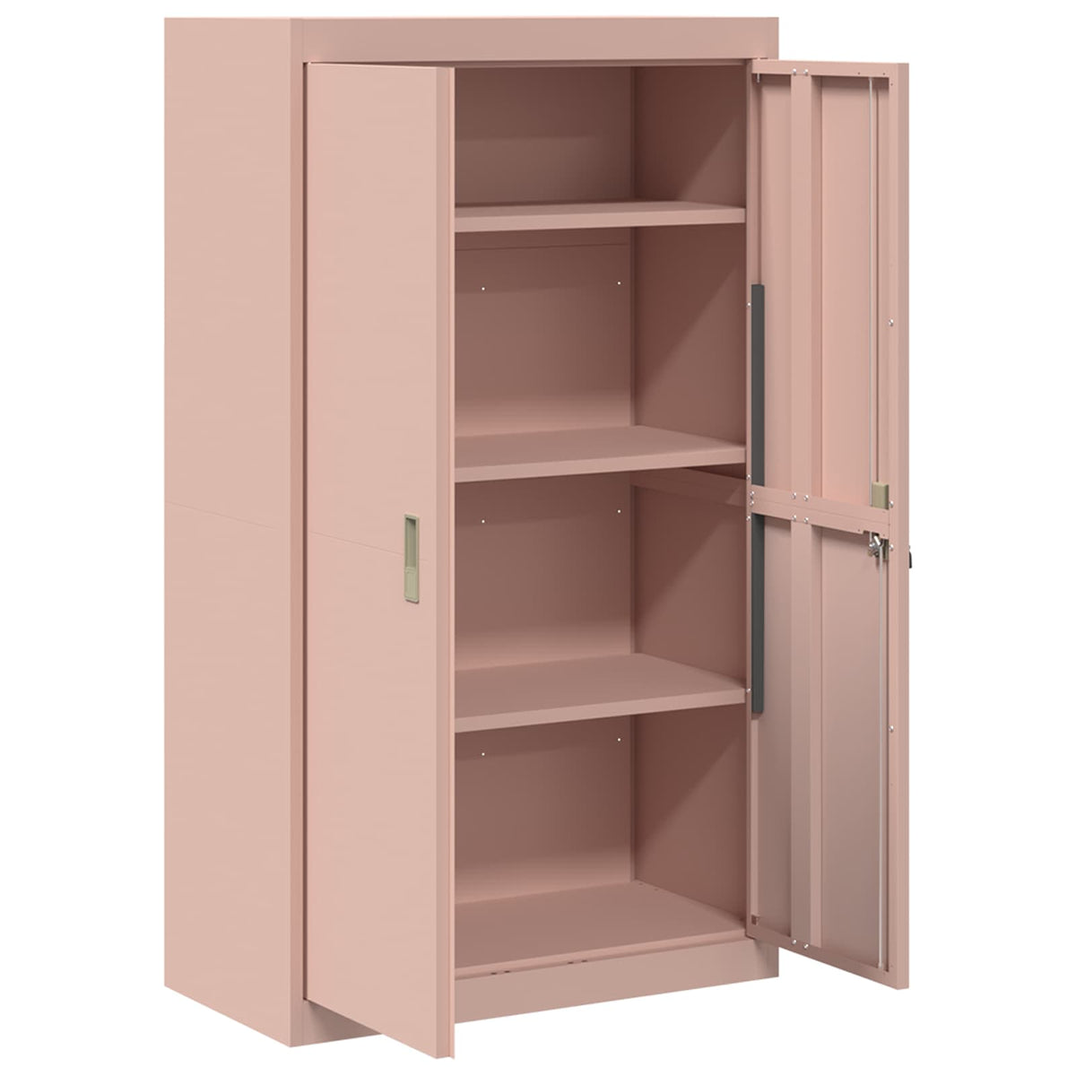 Storage Cabinet Pink 80 x 40 x140 cm Steel