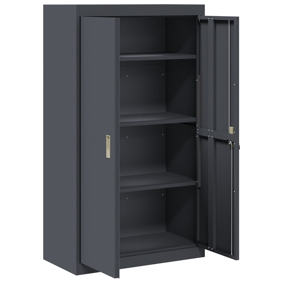 Storage Cabinet Anthracite 80 x 40 x140 cm Steel