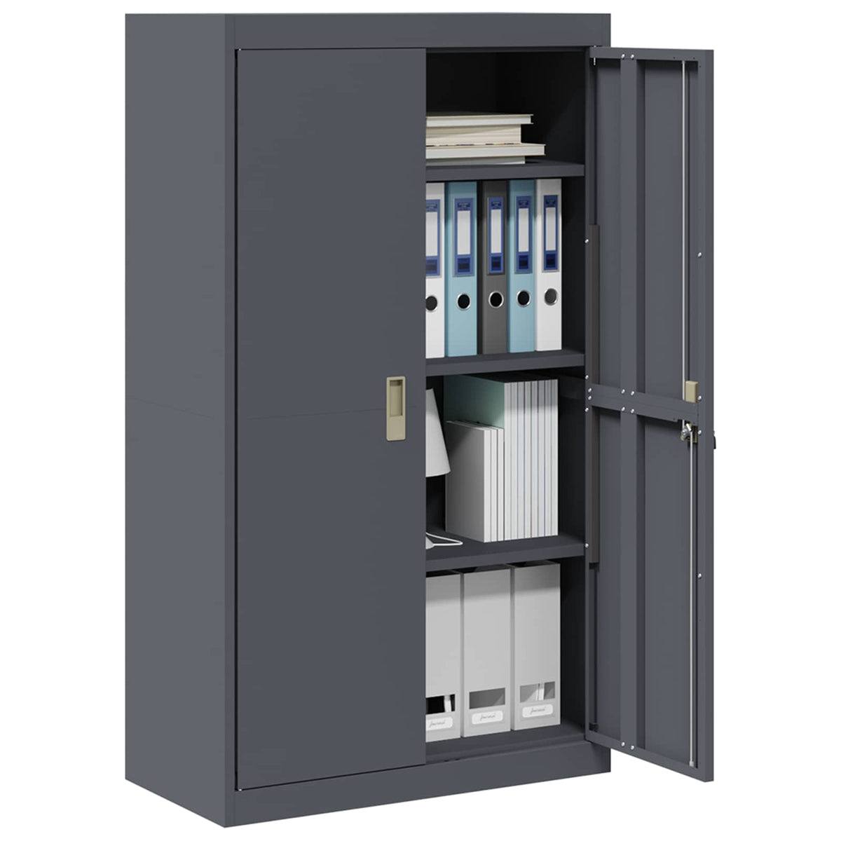 Storage Cabinet Anthracite 80 x 40 x140 cm Steel