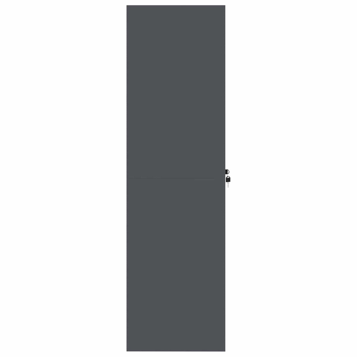 Storage Cabinet Anthracite 80 x 40 x140 cm Steel