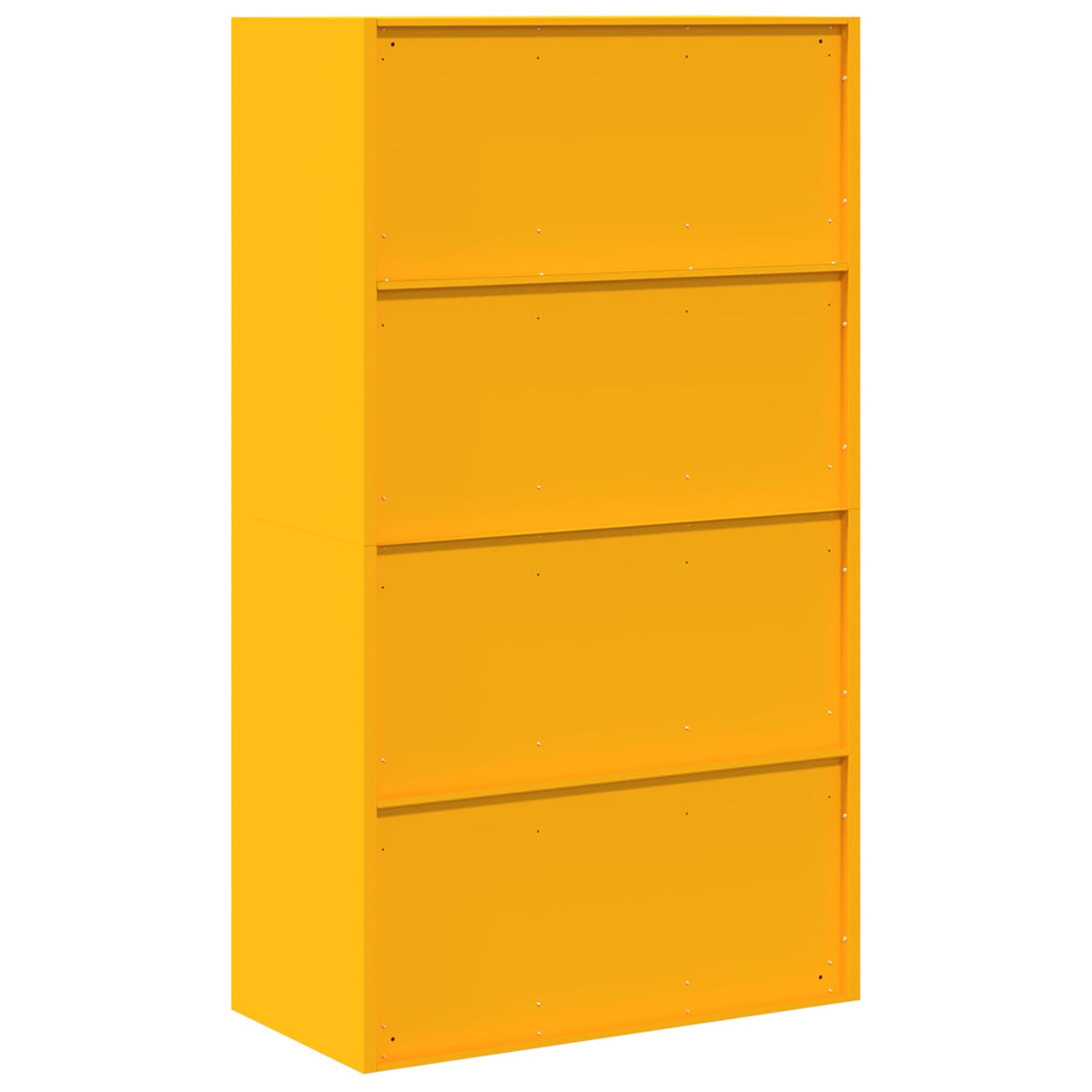 Storage Cabinet Mustard Yellow 80 x 40 x140 cm Steel