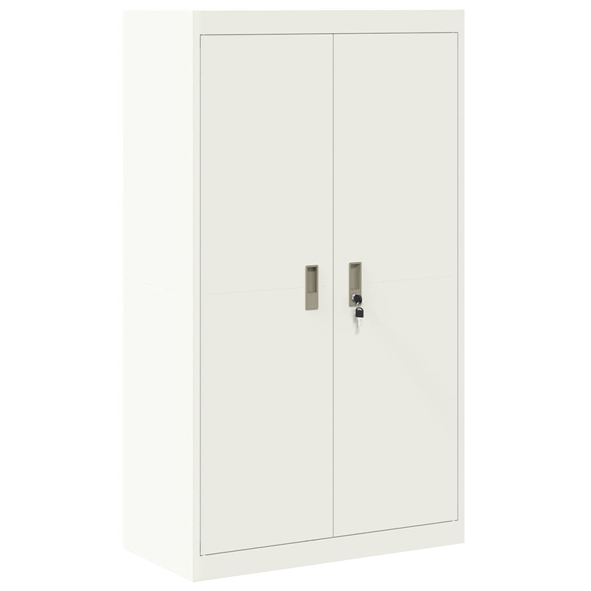 Storage Cabinet White 80 x 40 x140 cm Steel