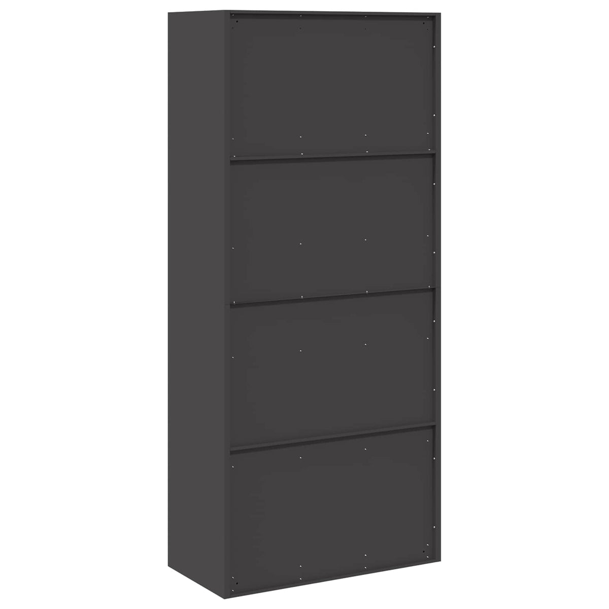 Storage Cabinet Black 80 x 40 x180 cm Steel
