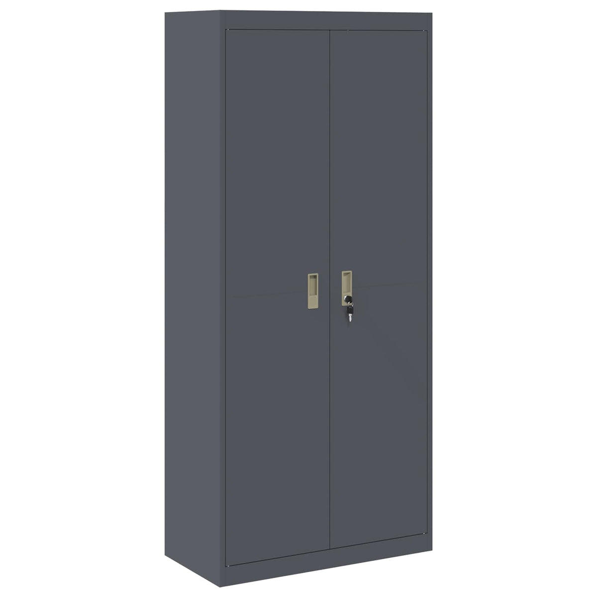 Storage Cabinet Anthracite 80 x 40 x180 cm Steel
