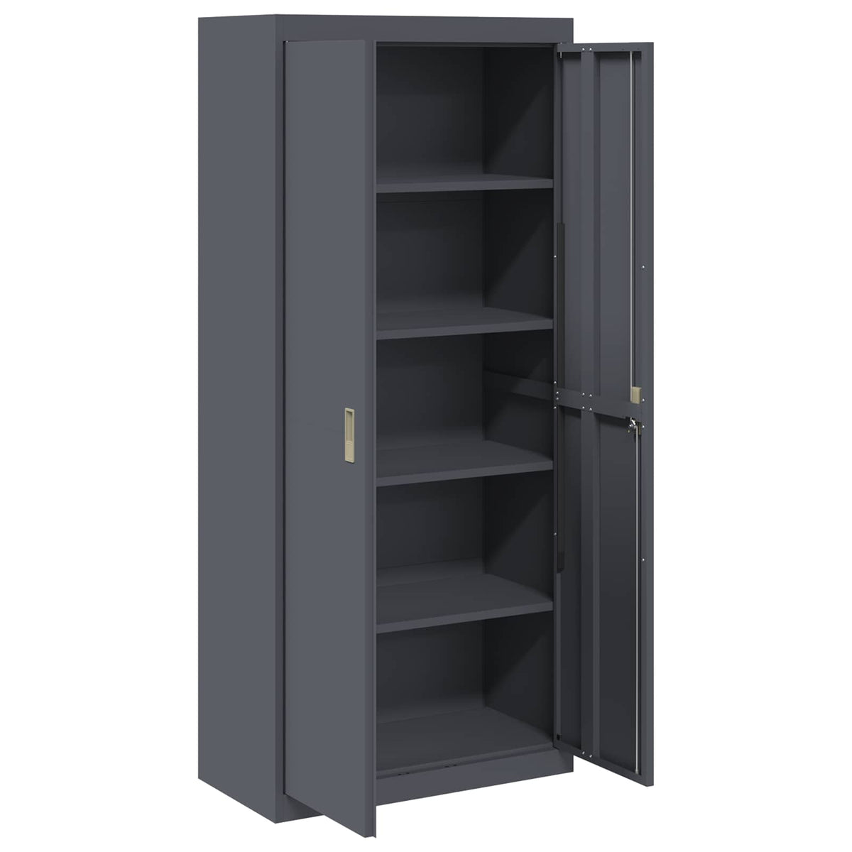 Storage Cabinet Anthracite 80 x 40 x180 cm Steel