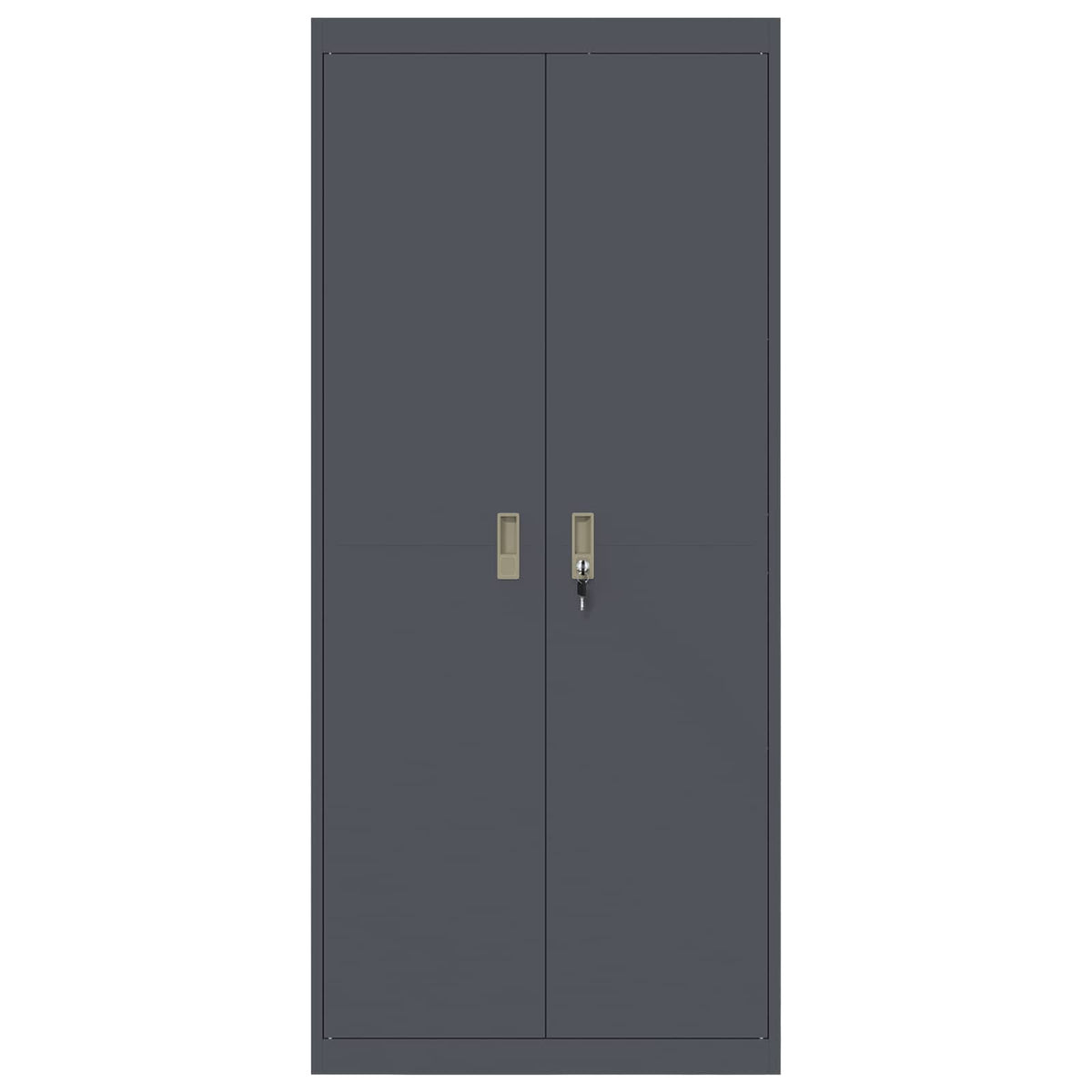 Storage Cabinet Anthracite 80 x 40 x180 cm Steel