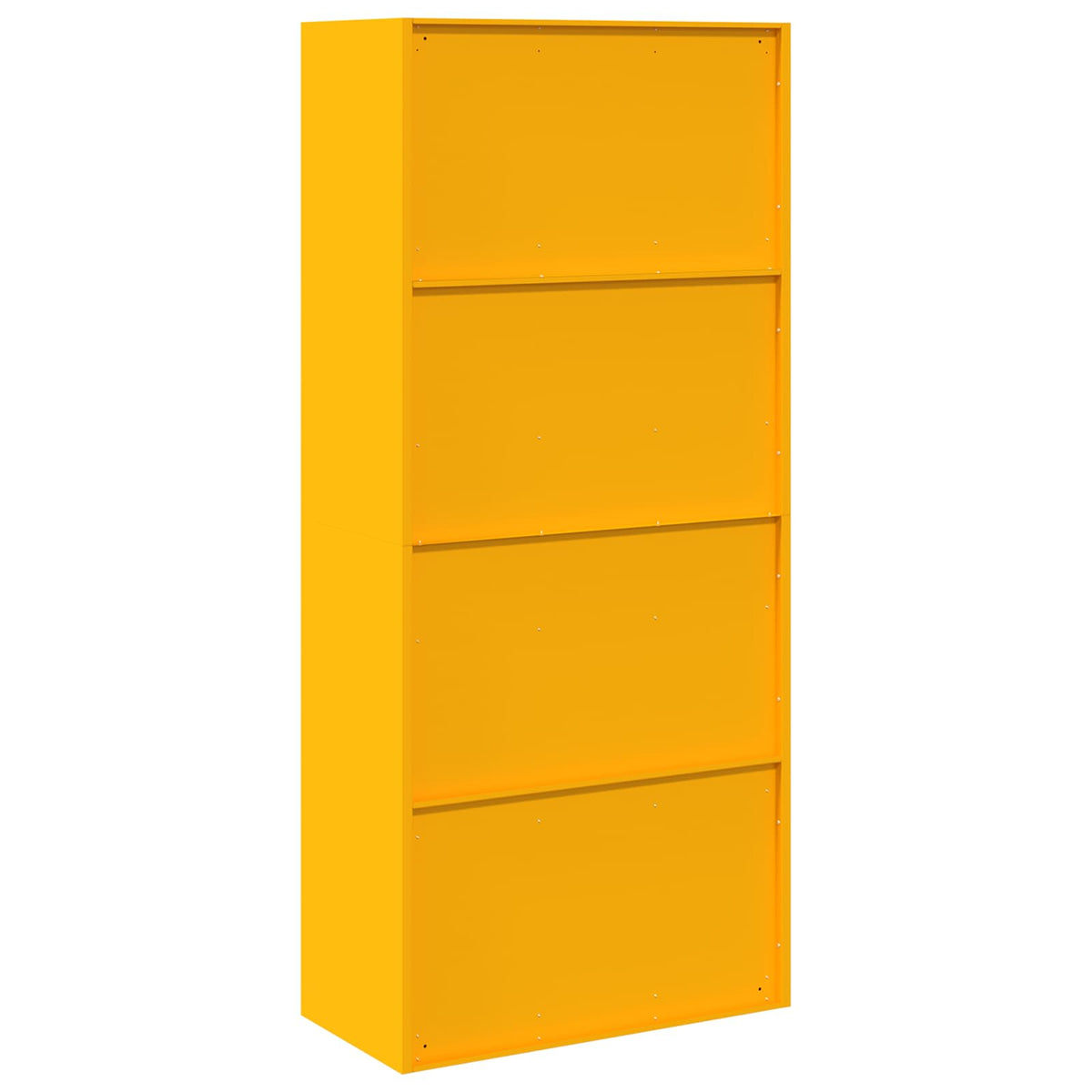 Storage Cabinet Mustard Yellow 80 x 40 x180 cm Steel