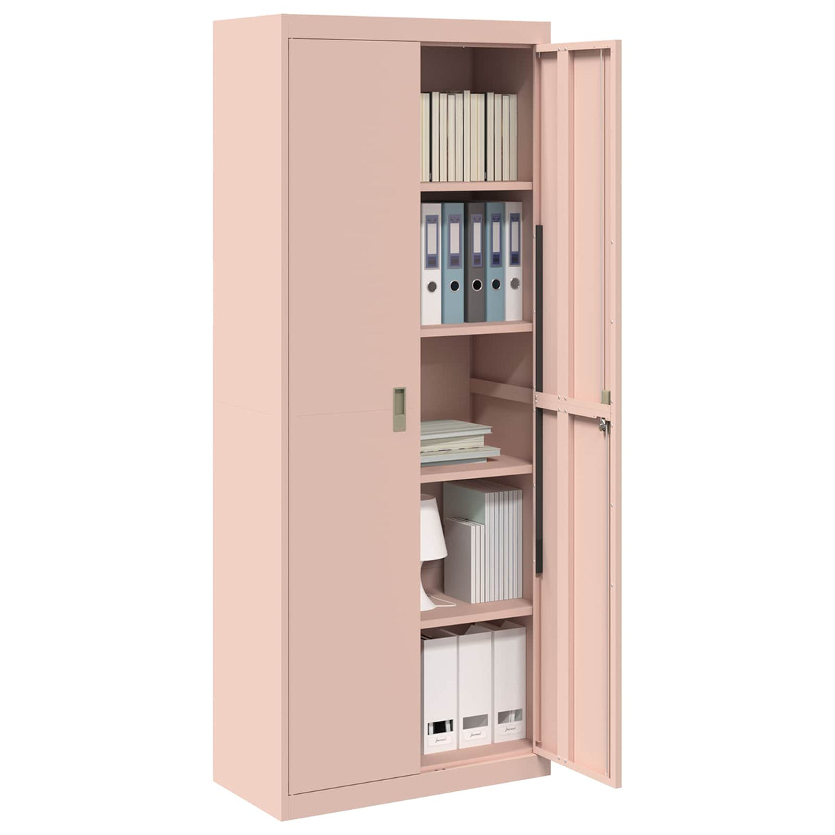 Storage Cabinet Pink 80 x 40 x200 cm Steel