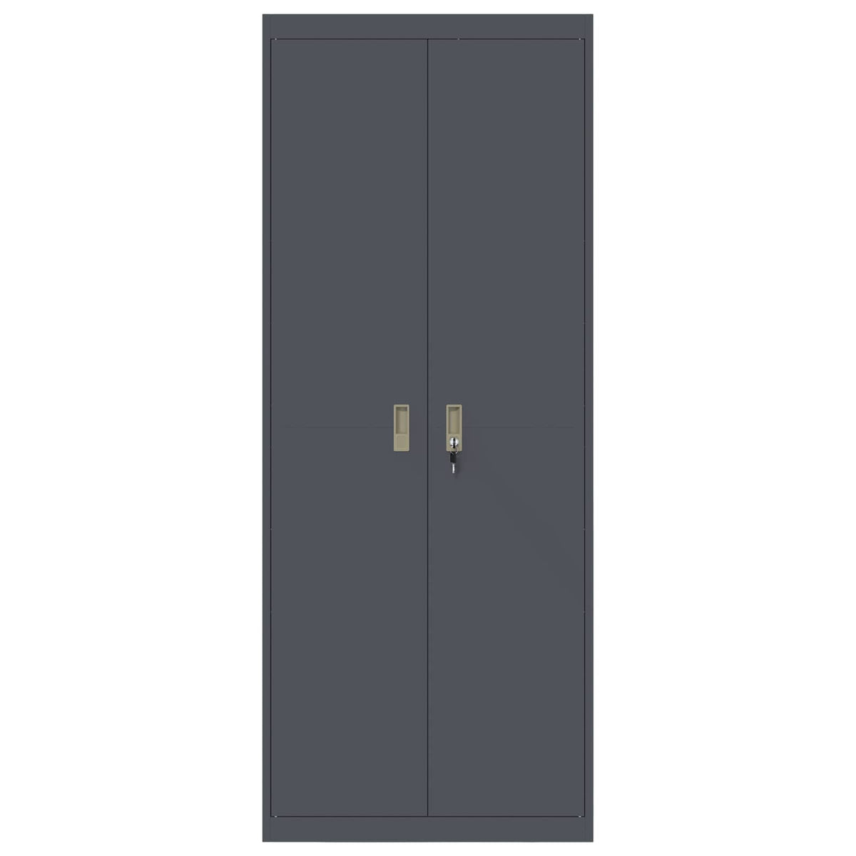 Storage Cabinet Anthracite 80 x 40 x200 cm Steel