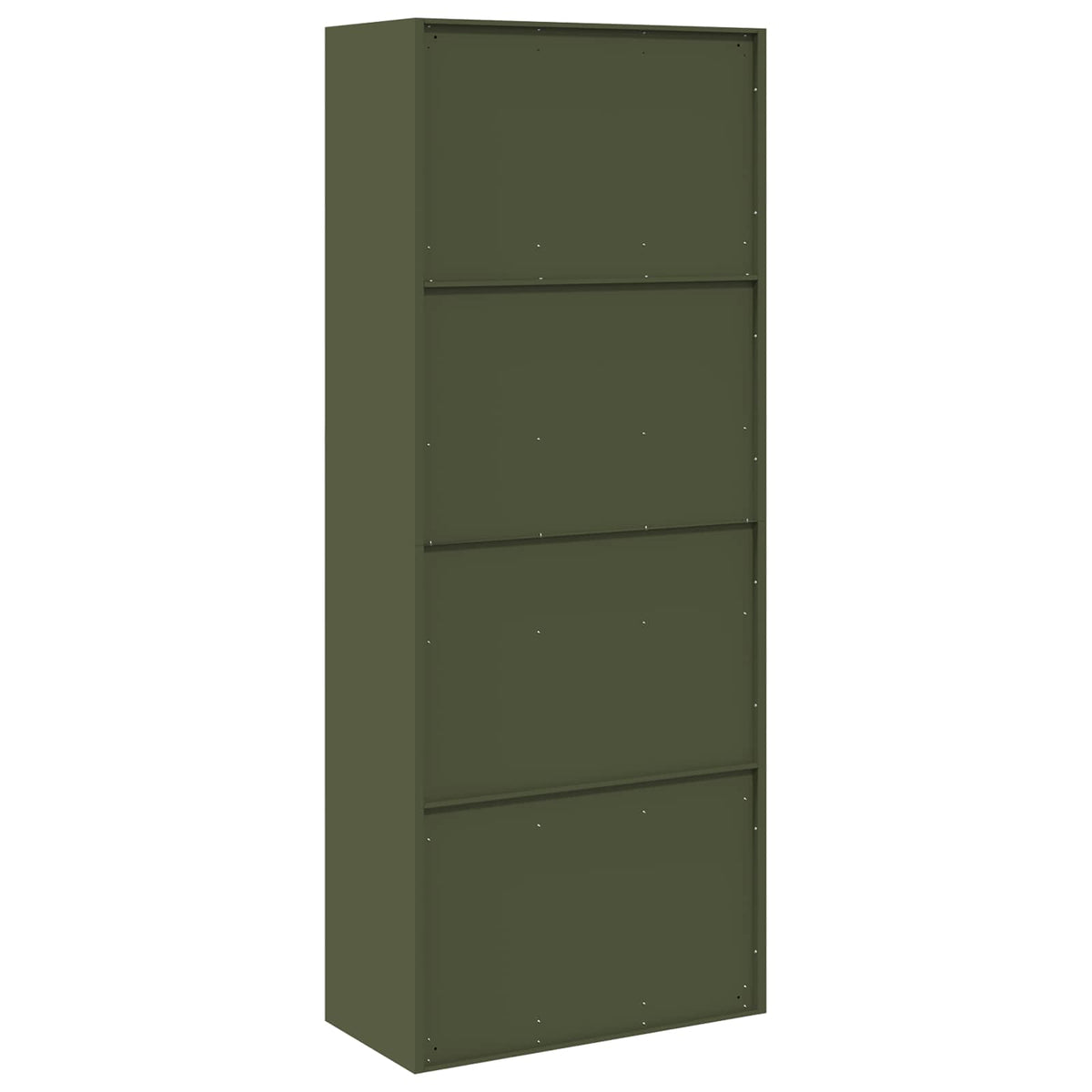 Storage Cabinet Olive Green 80 x 40 x200 cm Steel