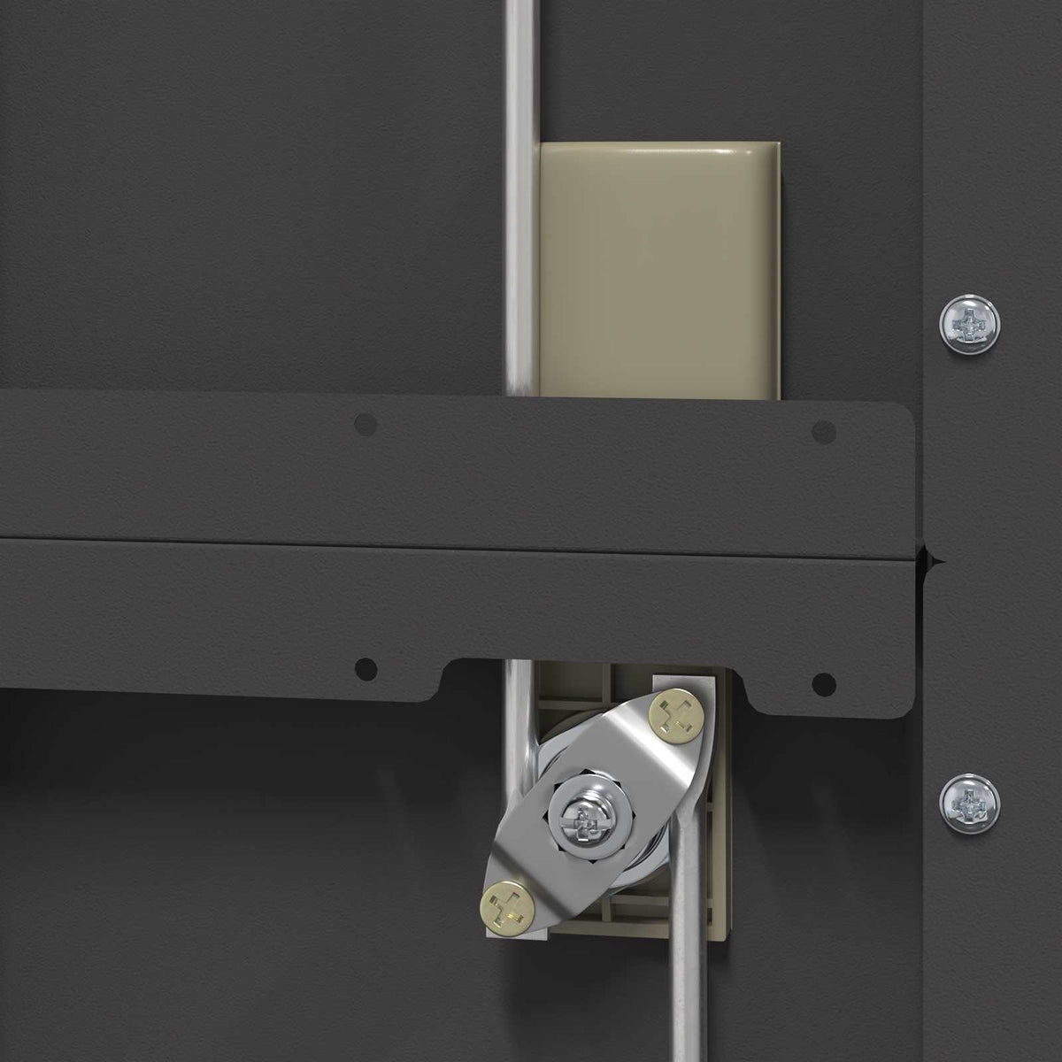 Storage Cabinet Black 60 x 40 x180 cm Steel