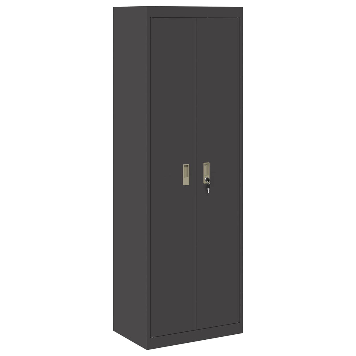 Storage Cabinet Black 60 x 40 x180 cm Steel