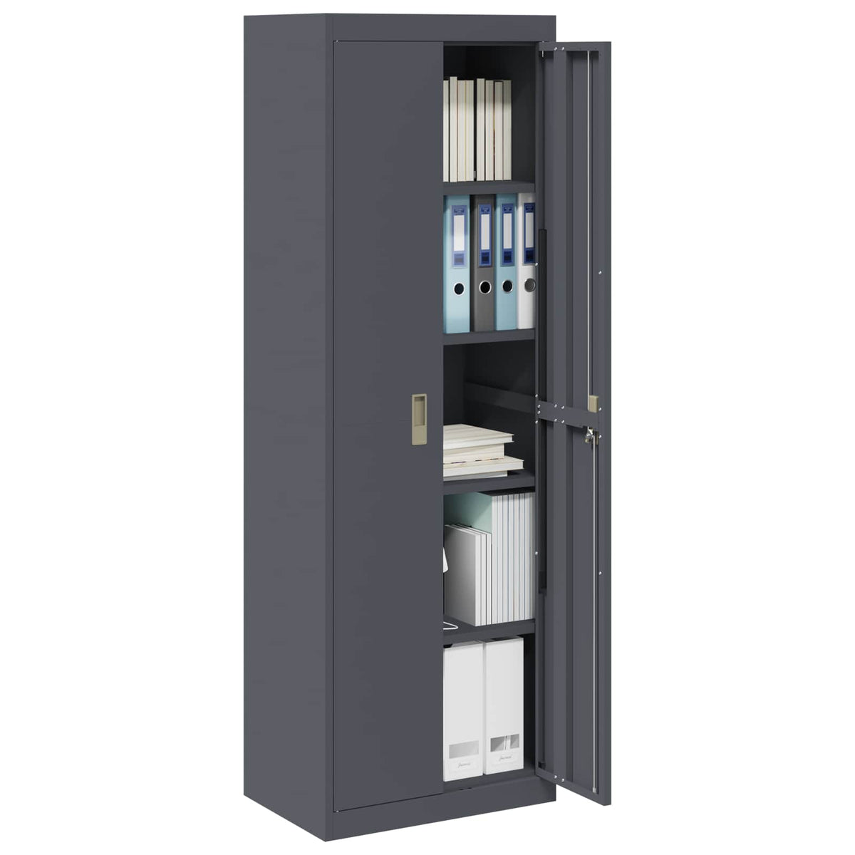 Storage Cabinet Anthracite 60 x 40 x180 cm Steel
