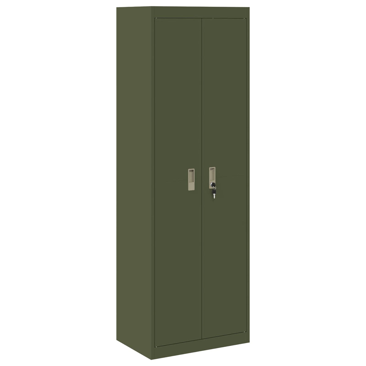 Storage Cabinet Olive Green 60 x 40 x180 cm Steel