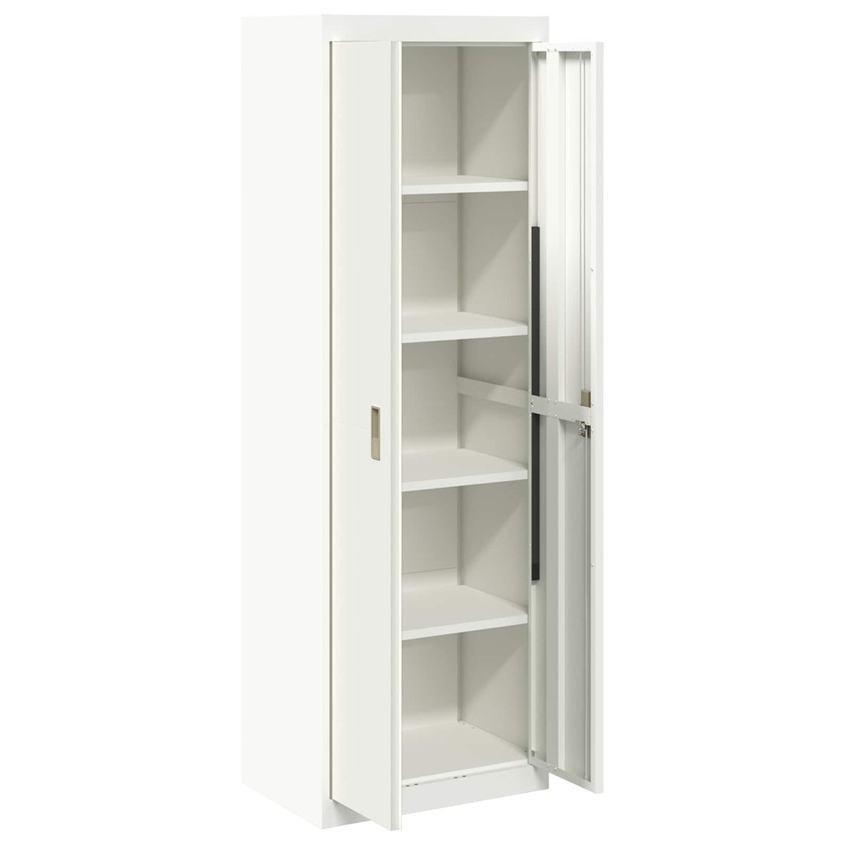 Storage Cabinet White 60 x 40 x180 cm Steel