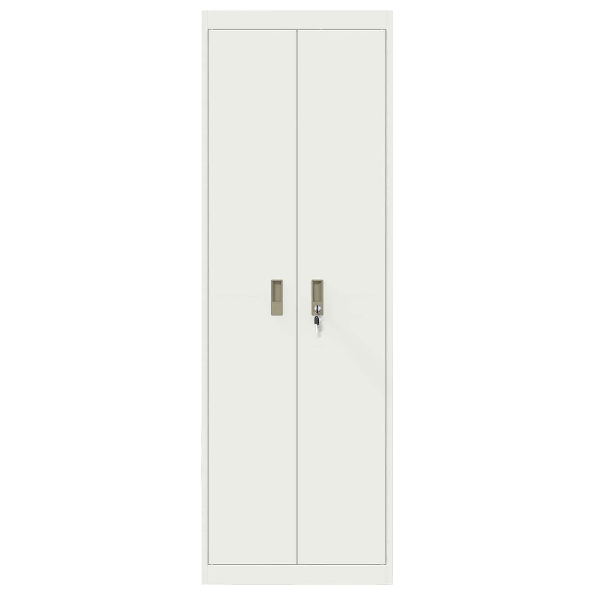 Storage Cabinet White 60 x 40 x180 cm Steel