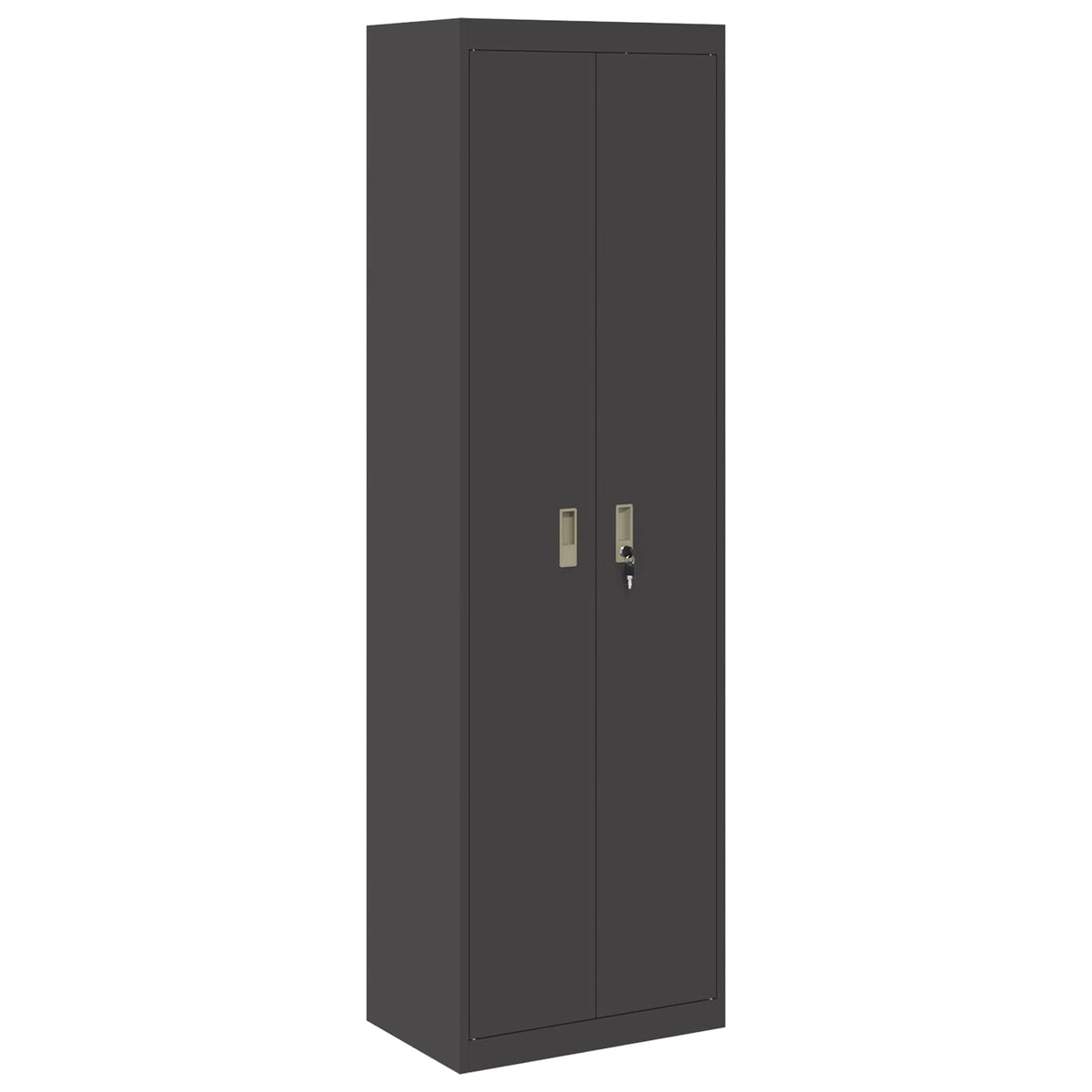 Storage Cabinet Black 60 x 40 x200 cm Steel