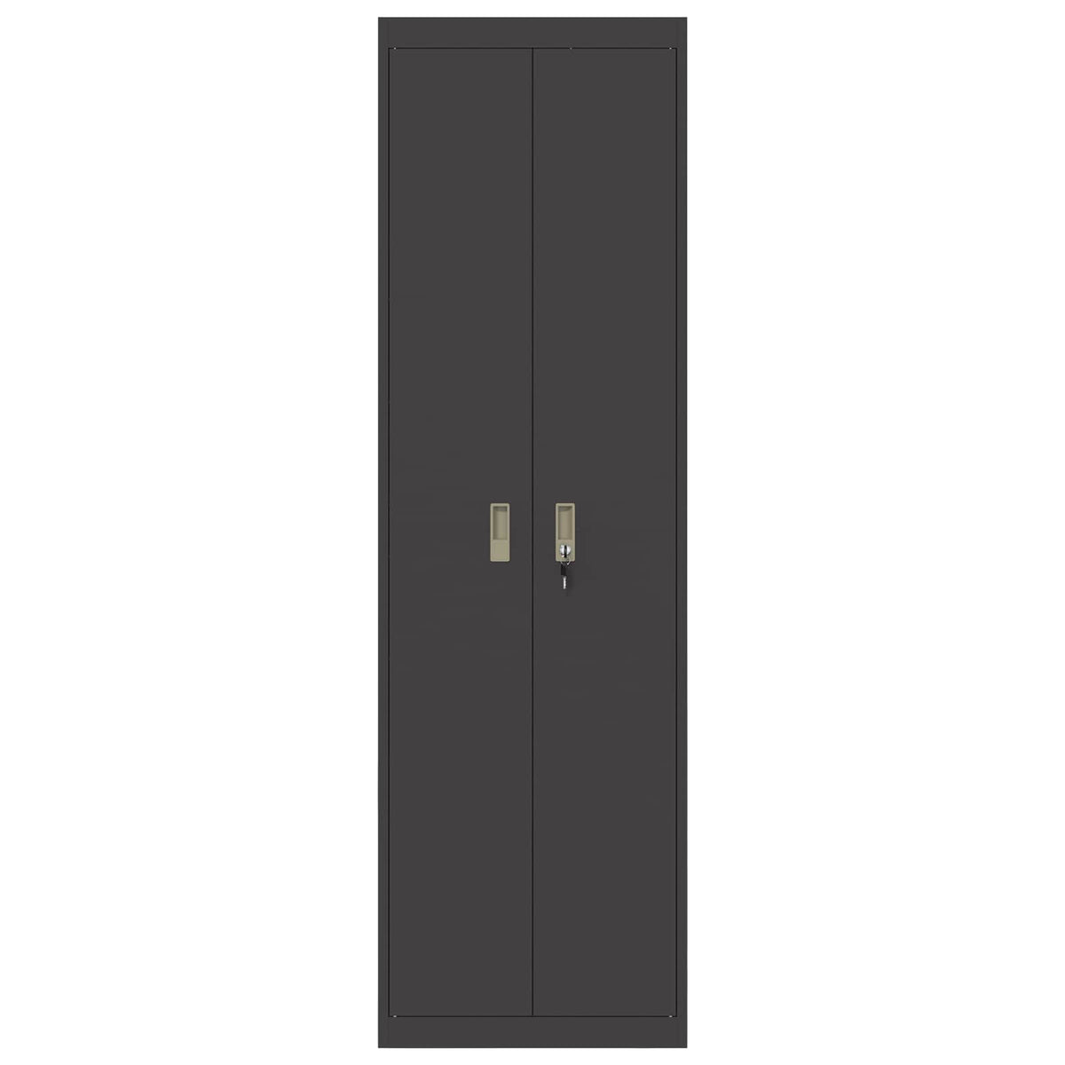 Storage Cabinet Black 60 x 40 x200 cm Steel
