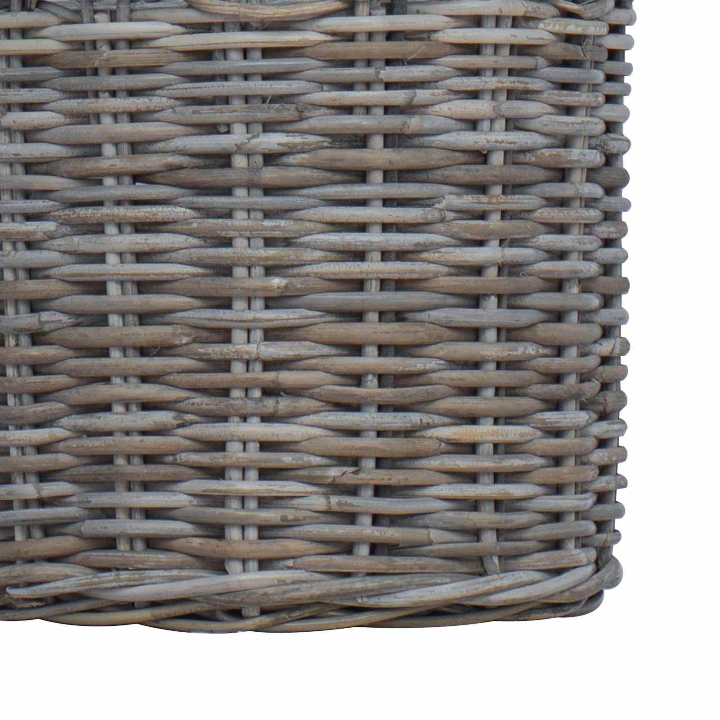 Planter Basket with Storage 3 pcs Kubu Grey Kubu Rattan