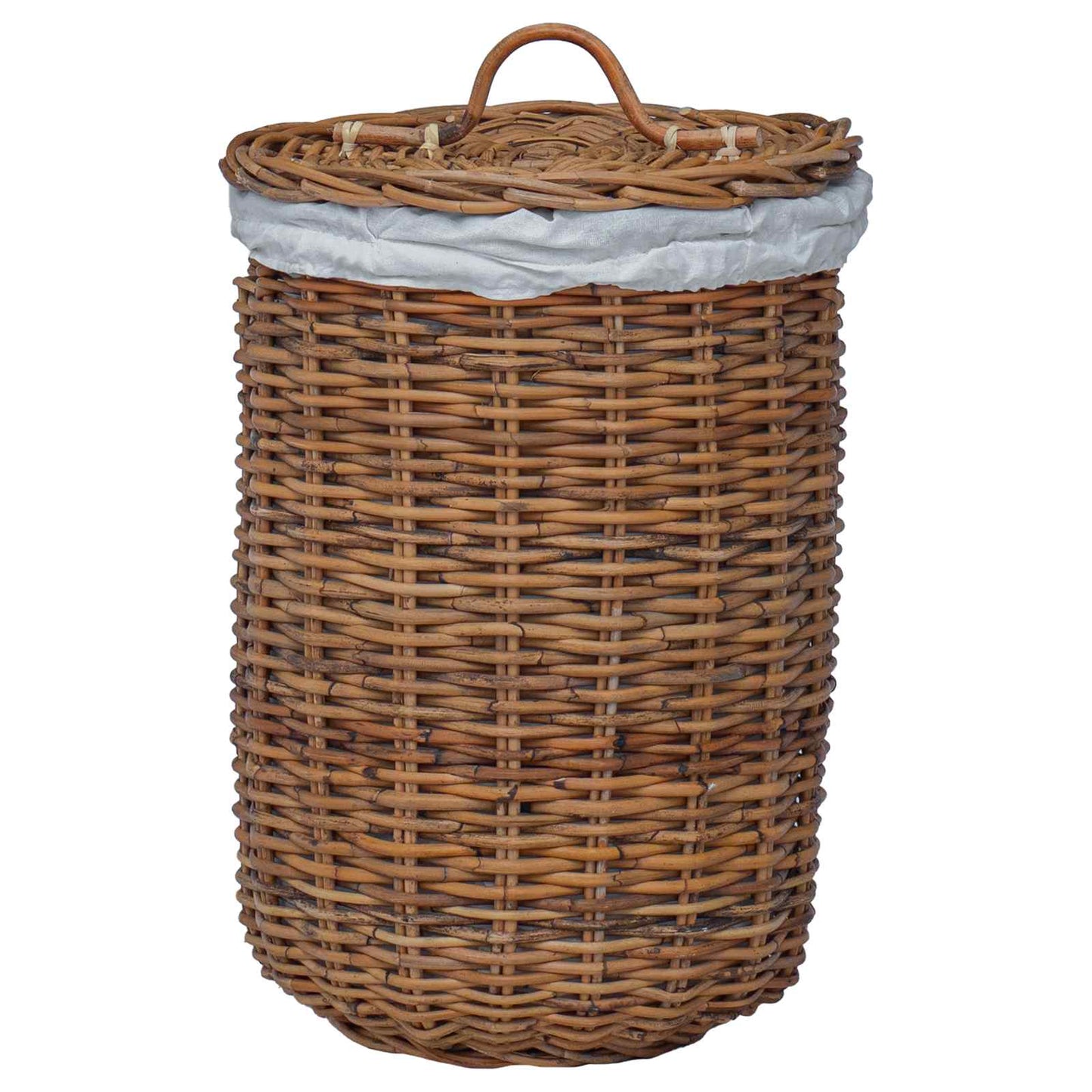 Laundry Basket 2 pcs Brown