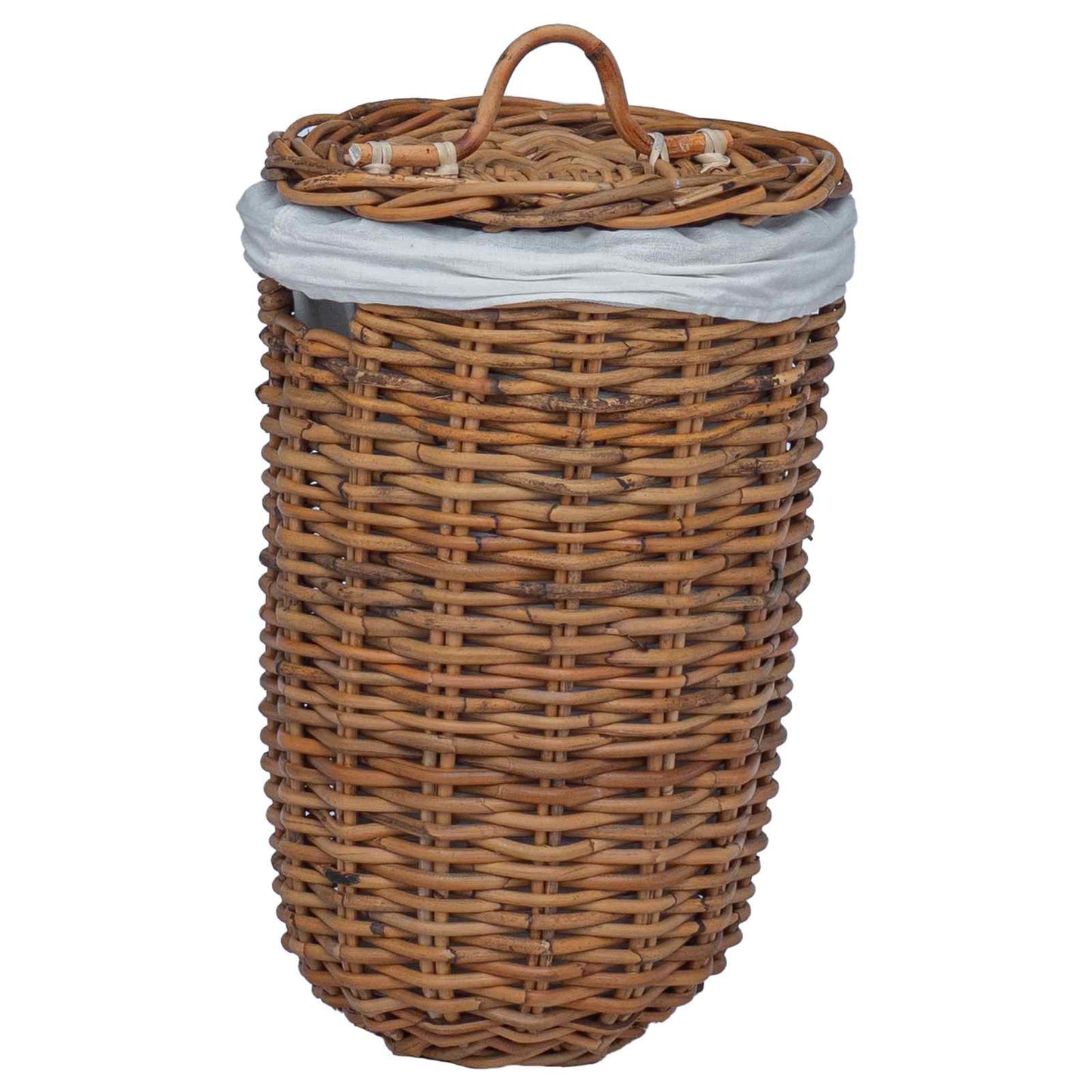 Laundry Basket 2 pcs Brown