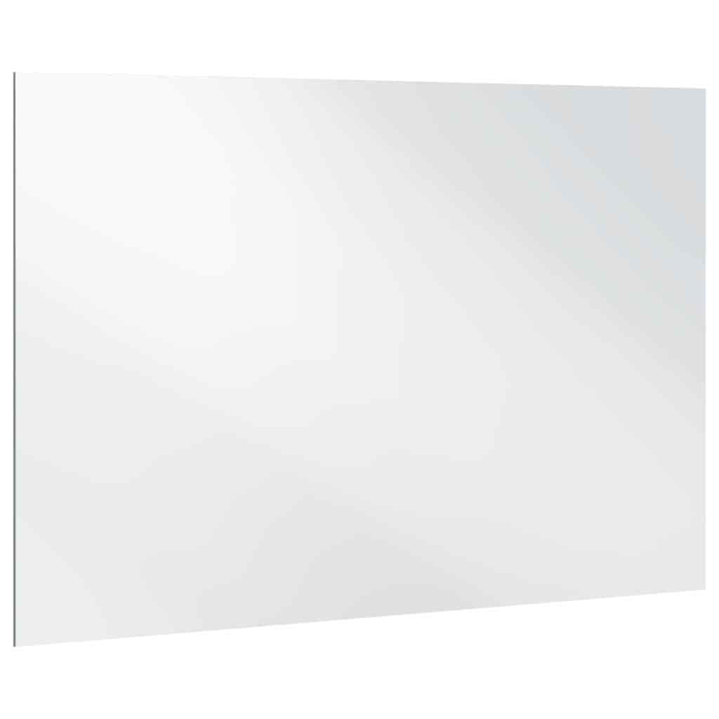 Wall Mirror Rectangular 70 x 50 cm Tempered Glass