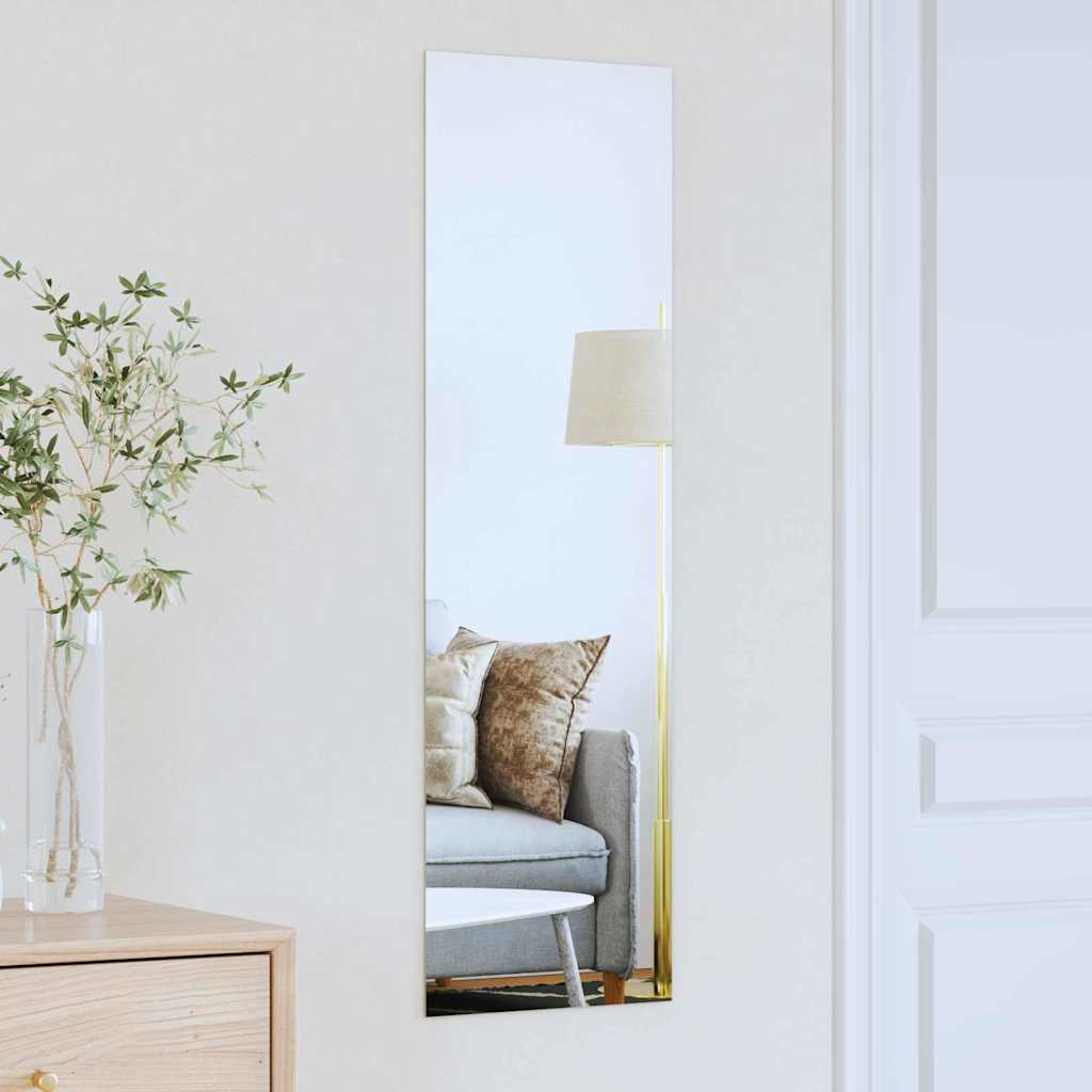 Wall Mirror Rectangular 30 x 100 cm Tempered Glass