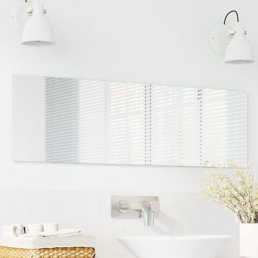Wall Mirror Rectangular 30 x 100 cm Tempered Glass