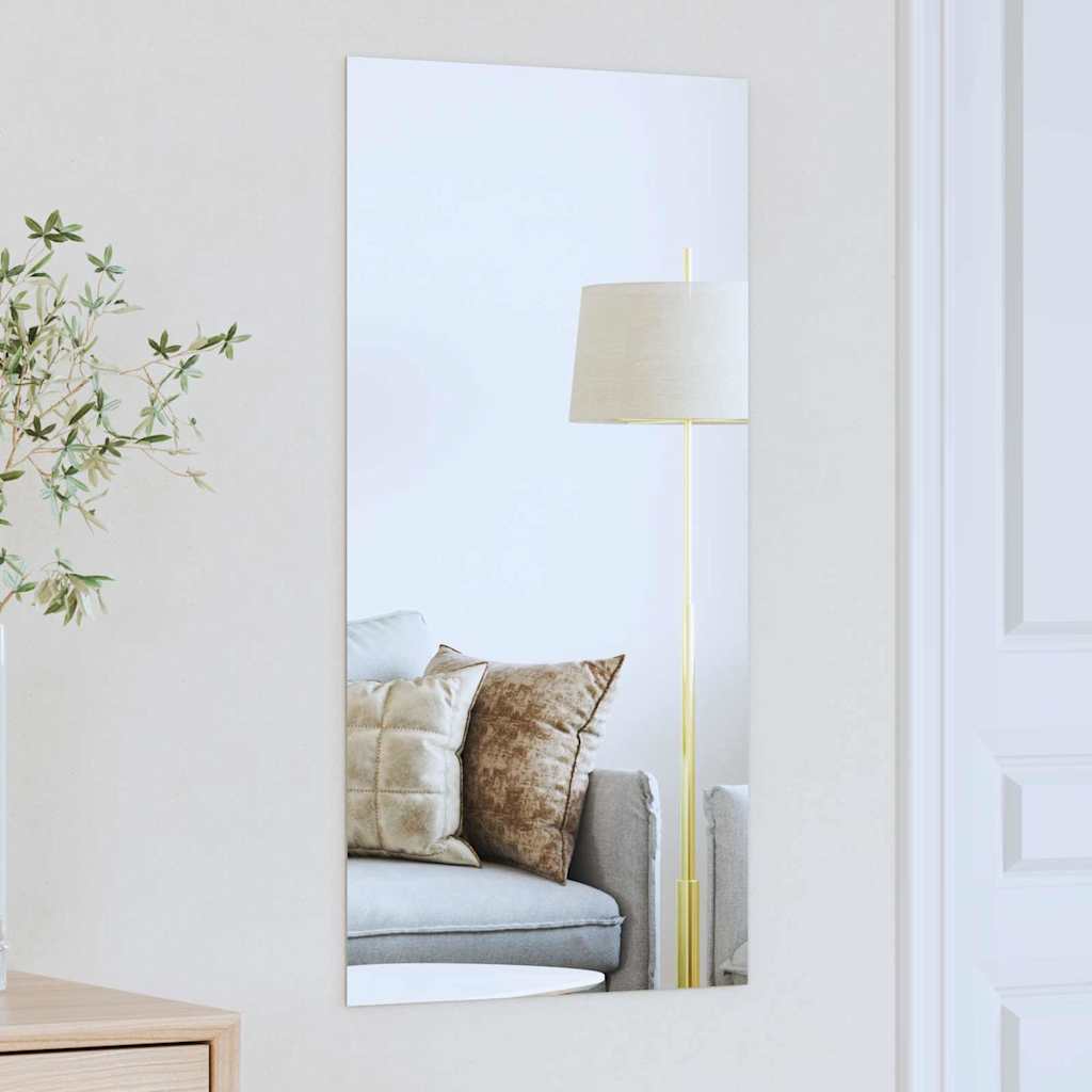 Wall Mirror Rectangular 40 x 80 cm Tempered Glass