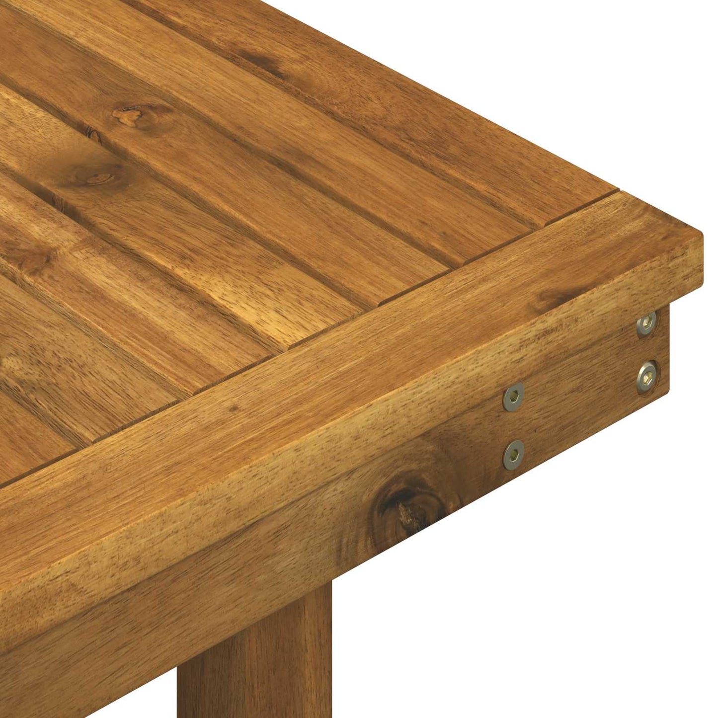 Garden Coffee Table Solid Acacia Wood Height Adjustable Natural