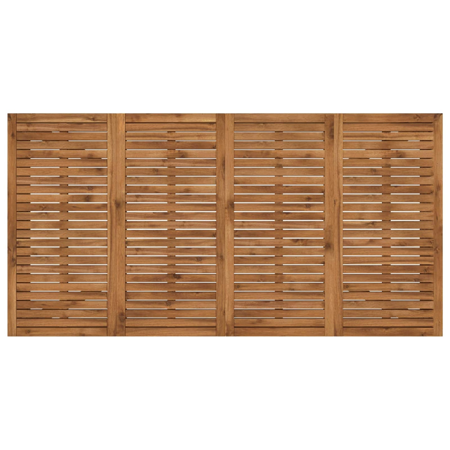 Garden Dinner Table Natural 196 x 100.5 x 75 cm