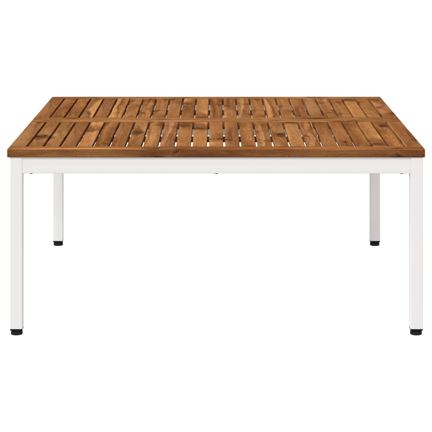 Coffee Table Natural and White 100 x 100.5 x 45 cm
