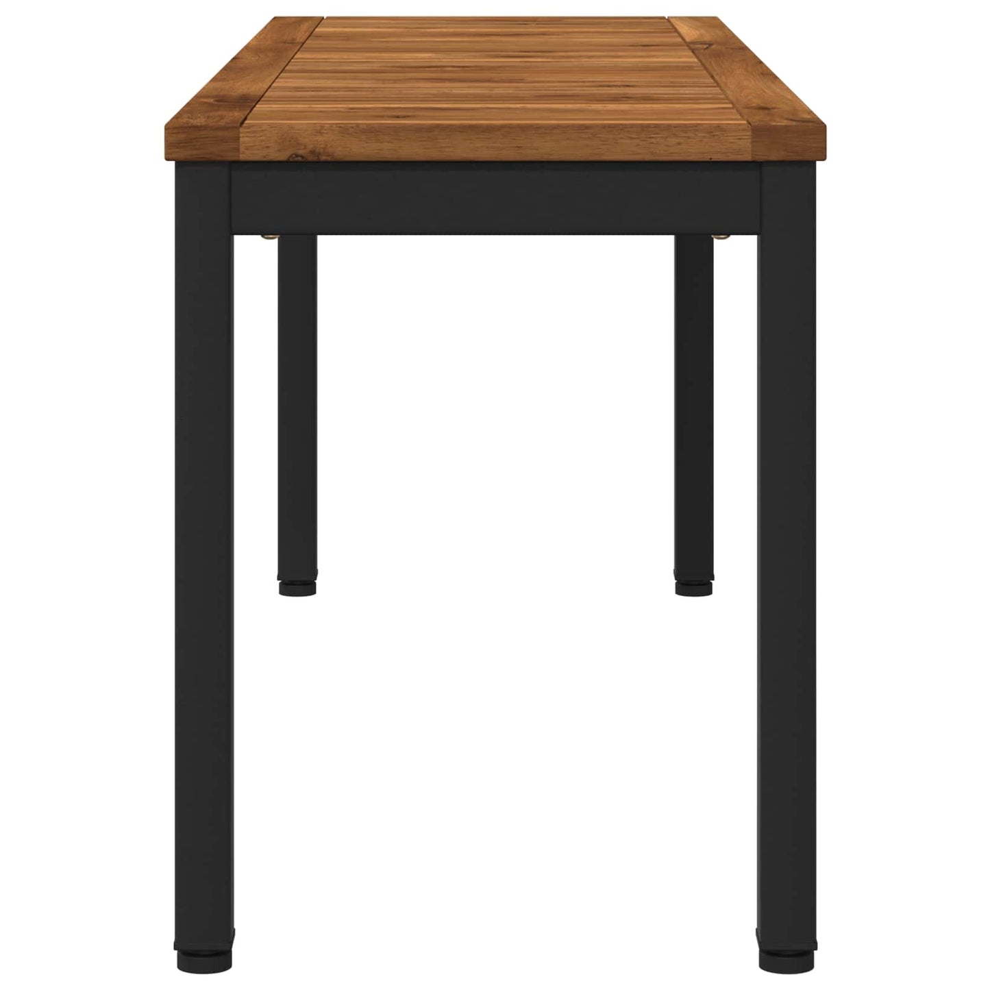 Garden Bench 108.5 x 35 x 45 cm Solid Acacia Wood Rectangular