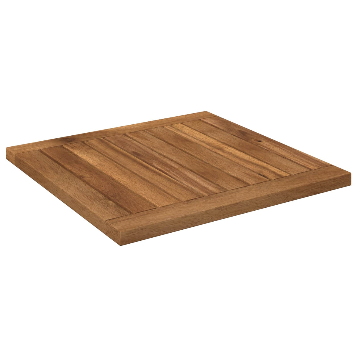 Table Top 40.5 x 40 x 2 cm Rectangular Solid Acacia Wood