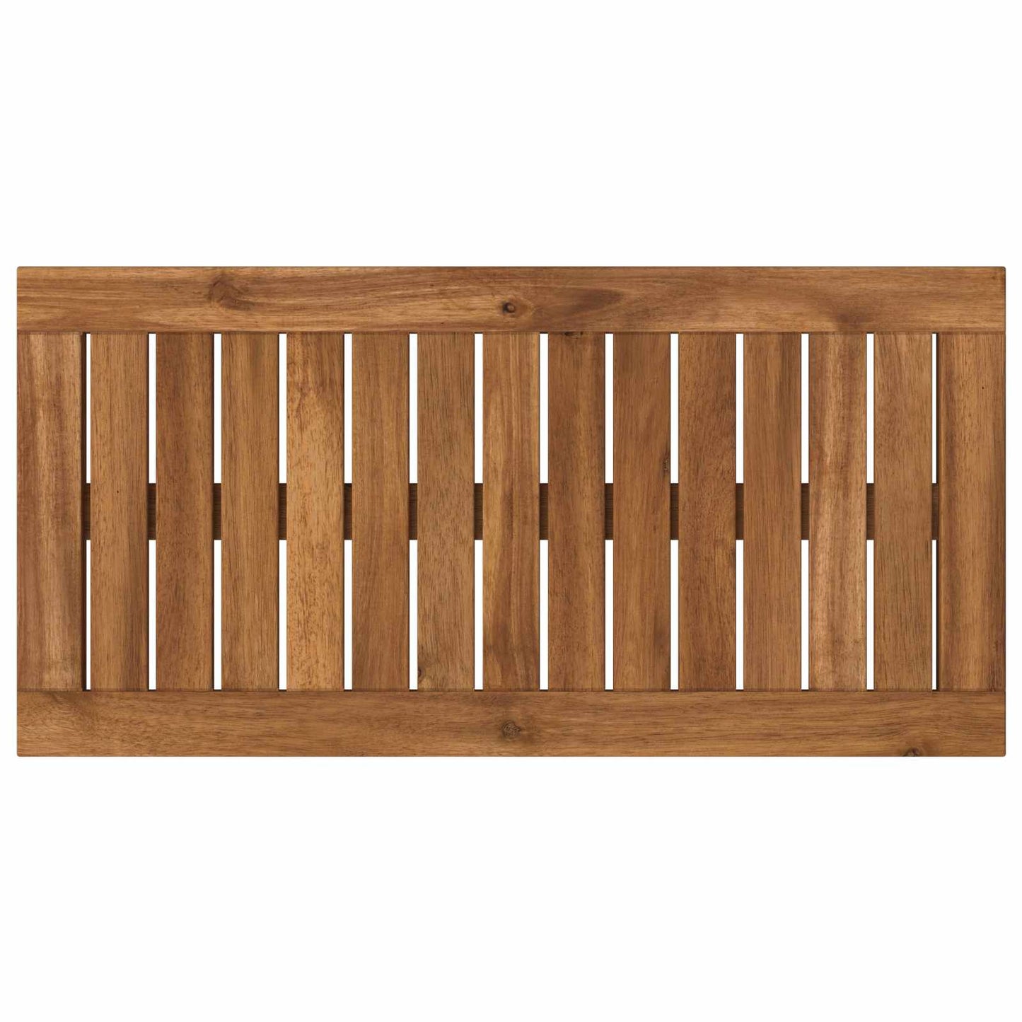 Table Top 60.5 x 30 x 2 cm Rectangular Solid Acacia Wood