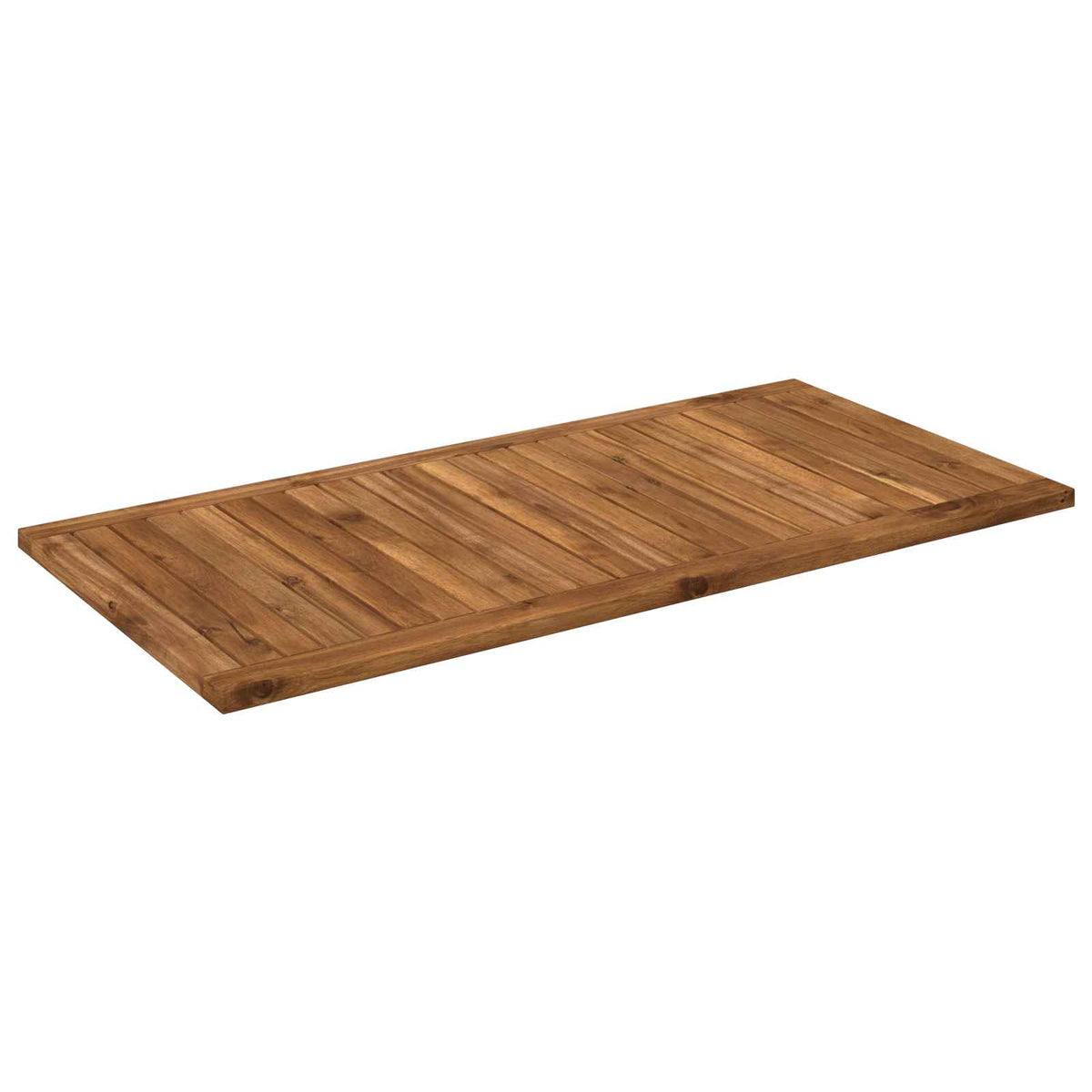 Table Top 100.5 x 49 x 2 cm Rectangular Solid Acacia Wood