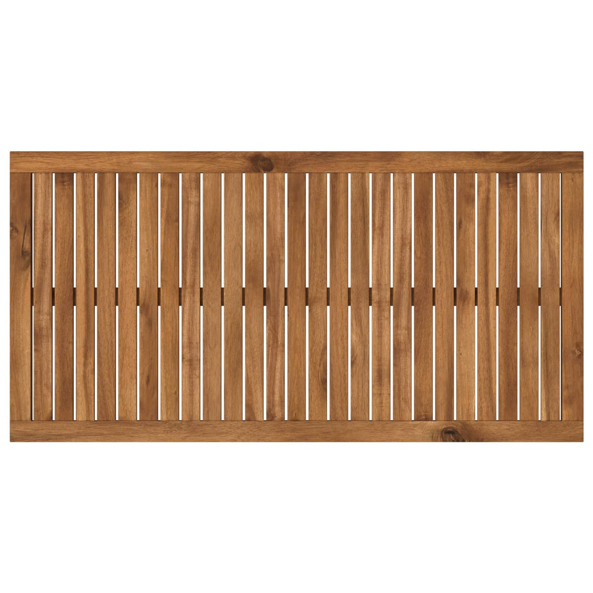 Table Top 108.5 x 55 x 2 cm Rectangular Solid Acacia Wood